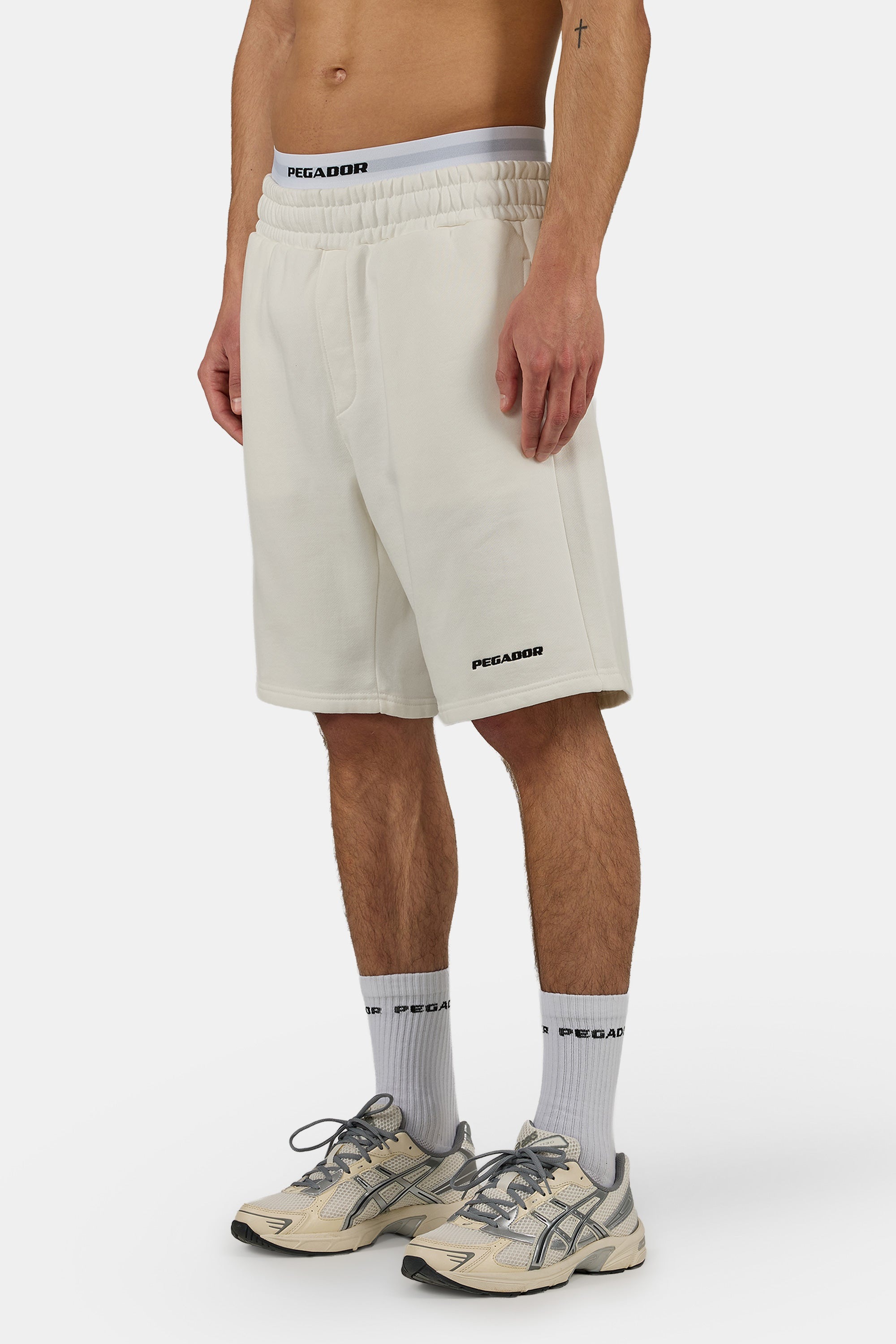 PEGADOR Sweatshorts "LOGO HEAVY SWEAT SHORTS" Baumwollmischung, regular fit günstig online kaufen