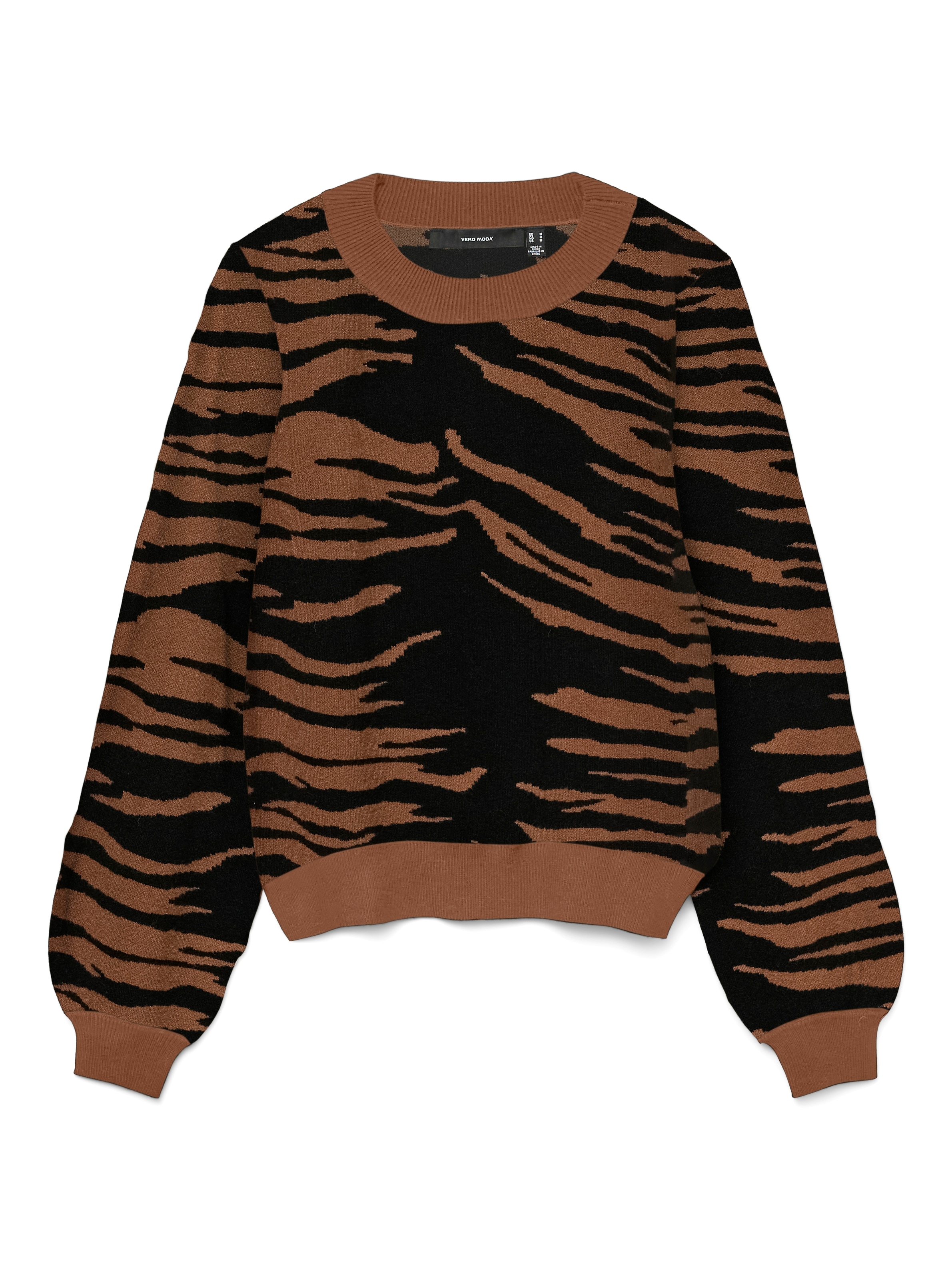 Vero Moda Strickpullover "VMNANCY LS O-NECK PULLOVER BOO" günstig online kaufen