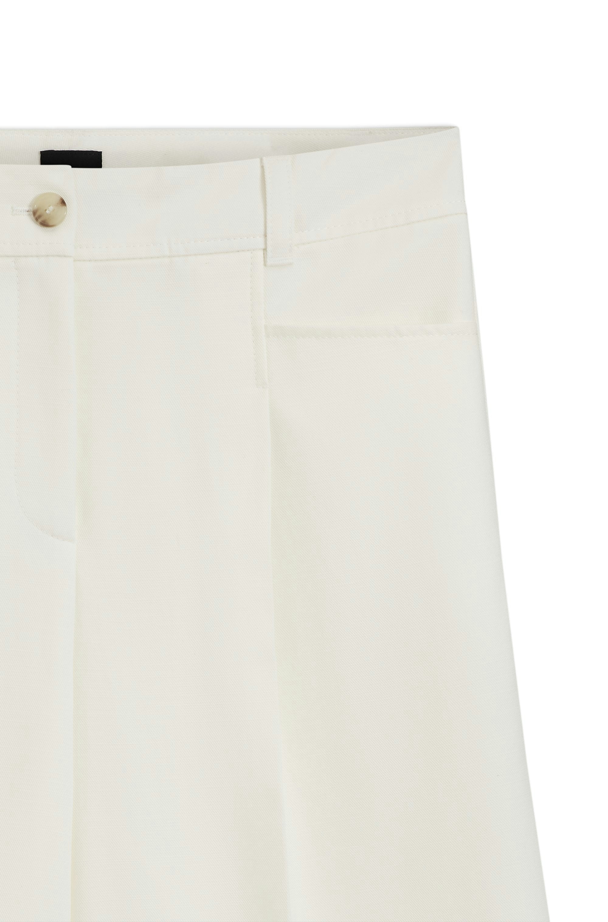 BOSS ORANGE Bermudas »Talarina Premium Damenmode«  aus softem Baumwoll-Leinen-Mix