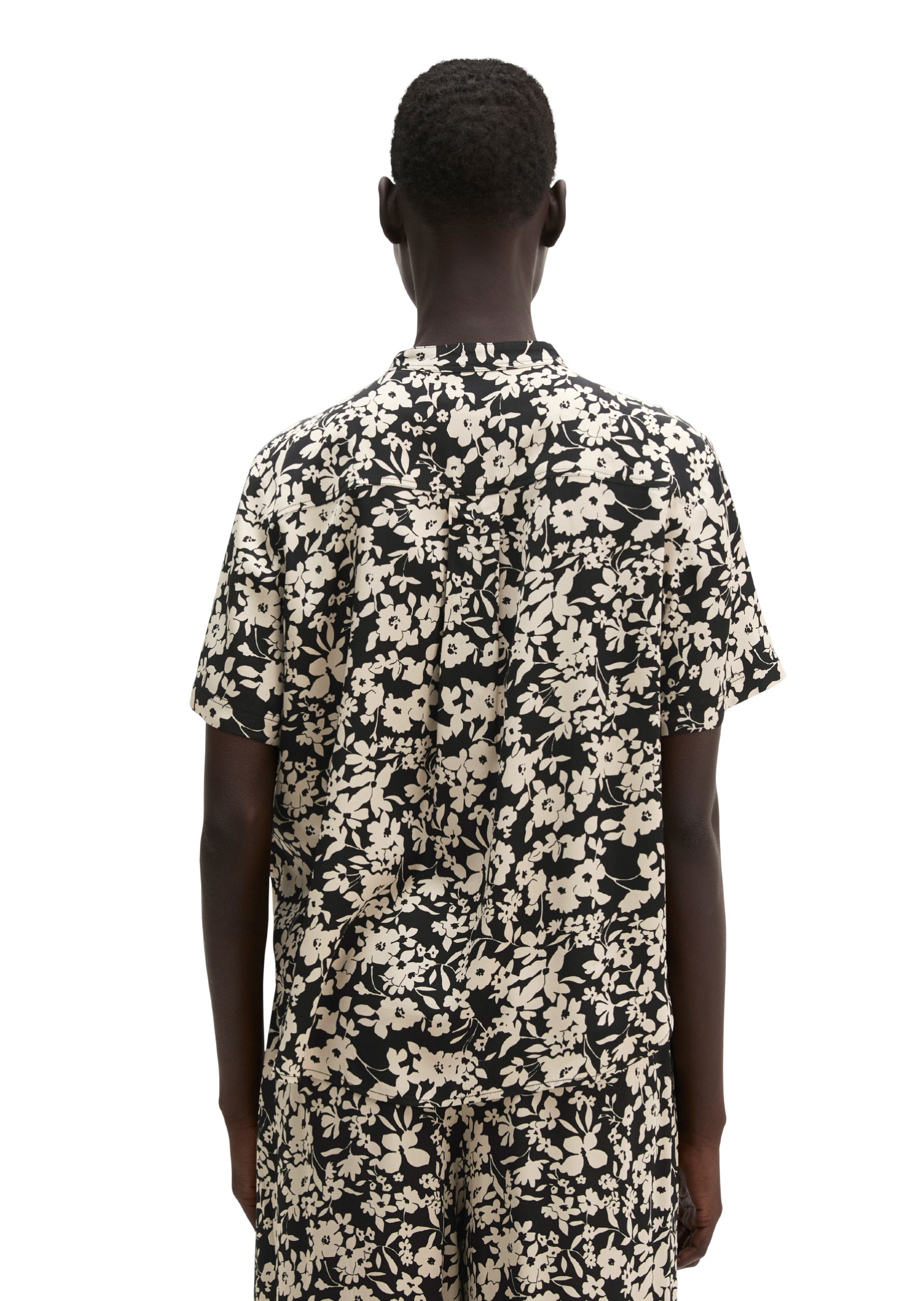 Marc O'Polo Kurzarmbluse »aus bedrucktem Viskose-Twill«