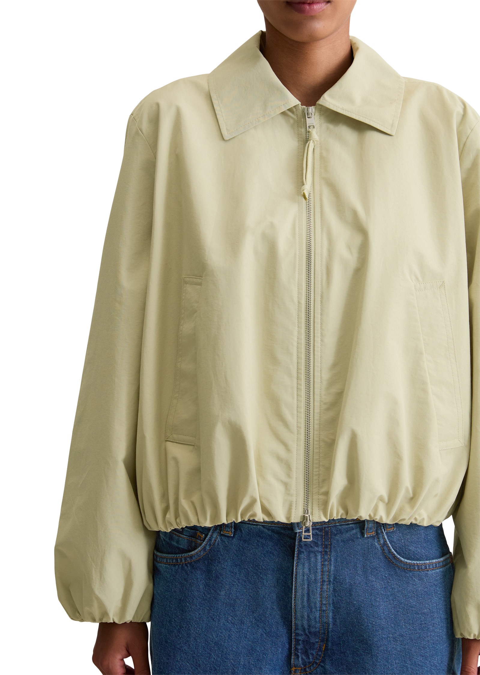 Marc O'Polo DENIM Outdoorjacke »aus Organic-Cotton-Nylon-Mix«, ohne Kapuze