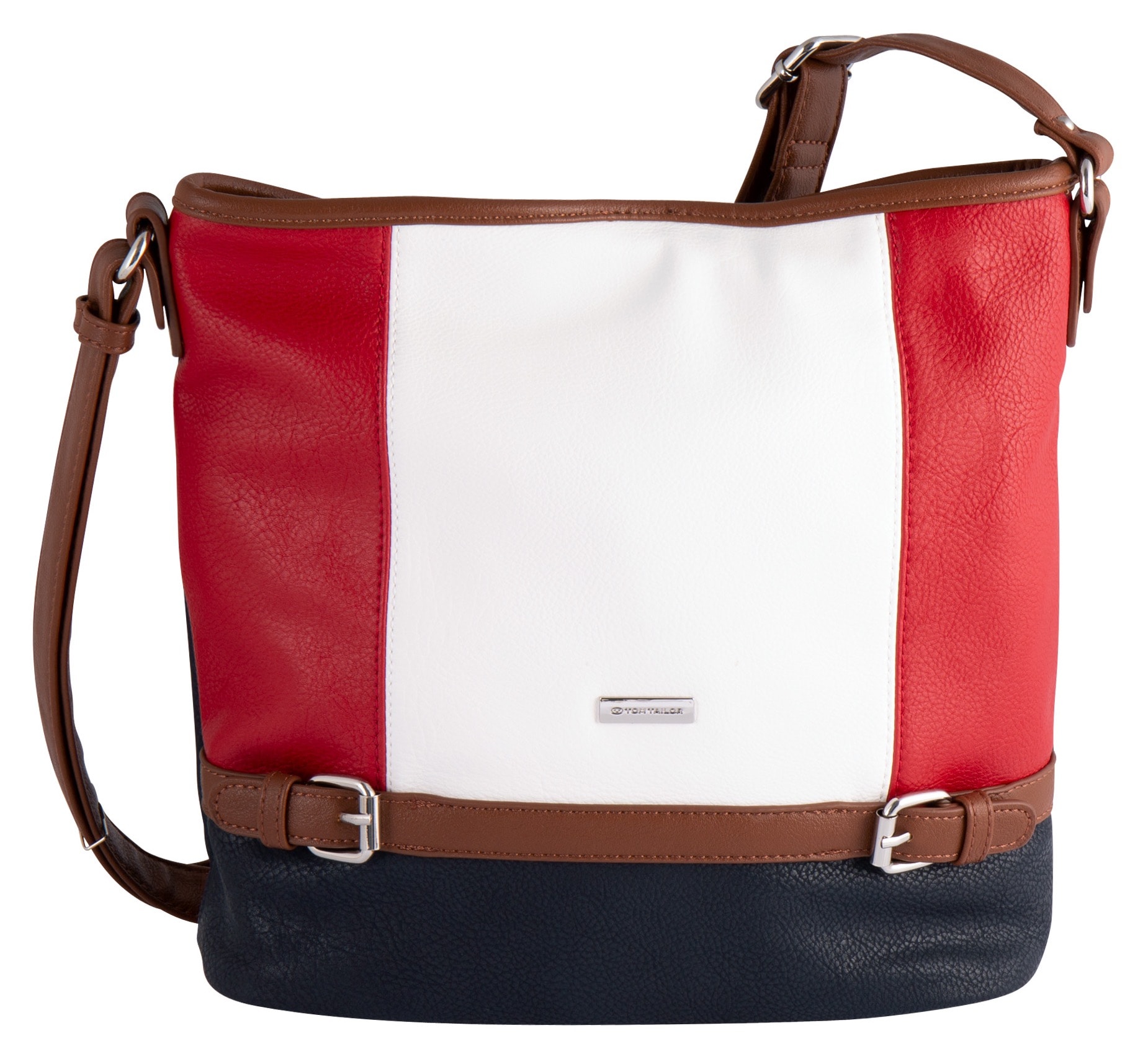 TOM TAILOR Hobo "Juna" aus soft genarbtem ledrigen Material mit glänzenden günstig online kaufen