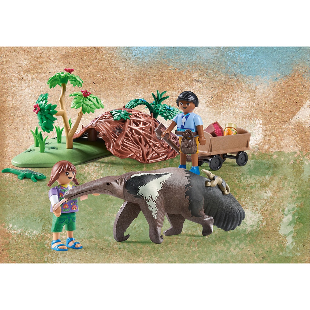 Playmobil® Konstruktions-Spielset »Wiltopia - Ameisenbärpflege (71012), Wiltopia«, (39 St.)