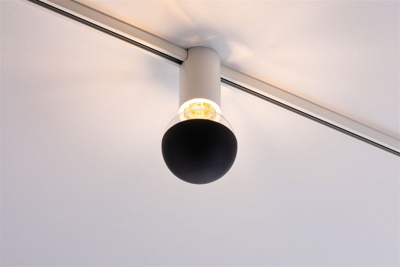 Paulmann Schienensystem-Leuchten »URail Schienenspot Socket Einzelspot E27 max. 20W 230V« E27 1 Stk. dimmbar