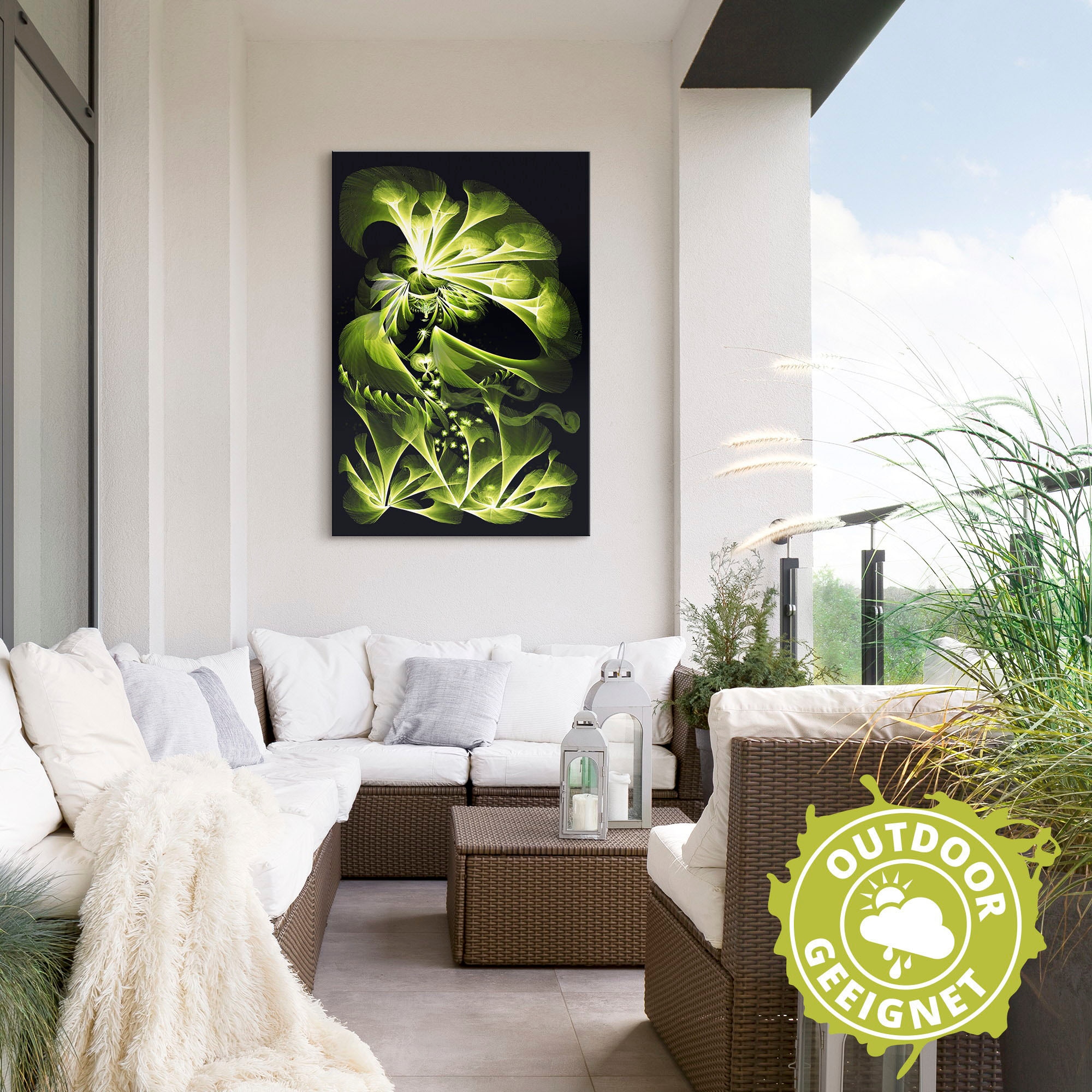 Artland Wandbild »Grüne (1 BAUR Gartenfee«, kaufen | Poster Größen versch. Alubild, St.), Wandaufkleber oder in Leinwandbild, klassische als Fantasie