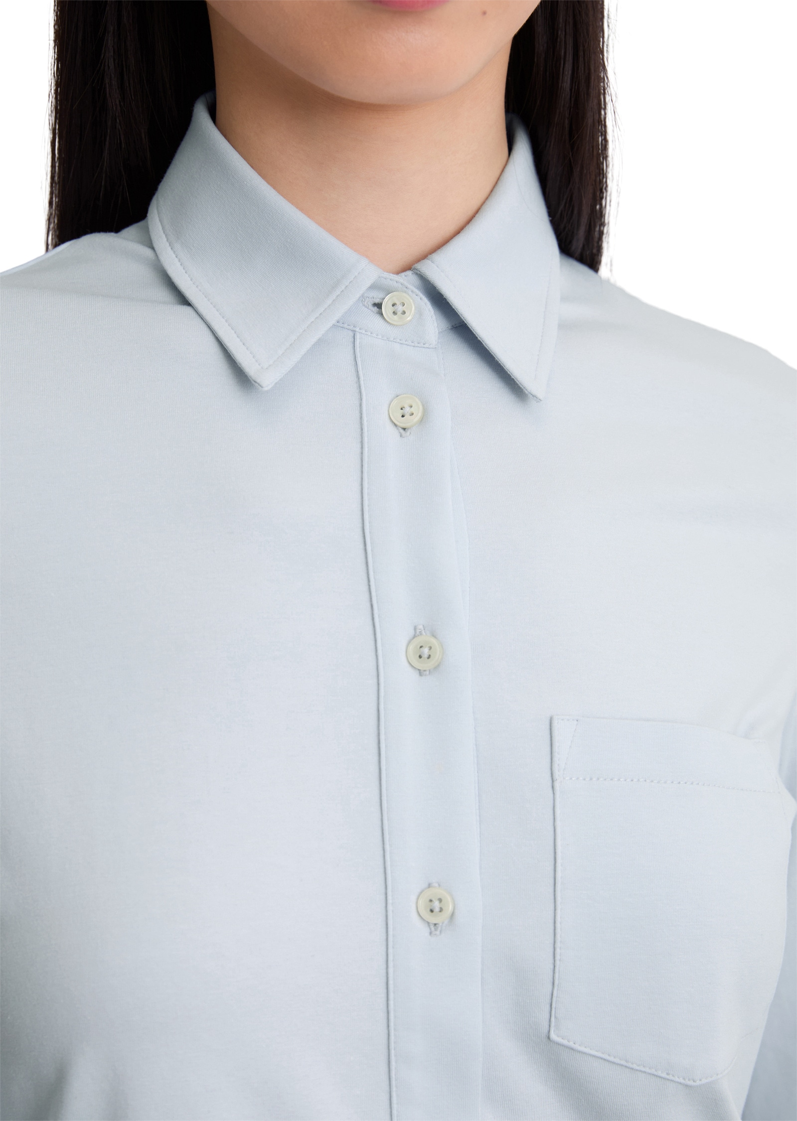Marc O'Polo Langarmshirt »aus Organic-Cotton-Stretch«