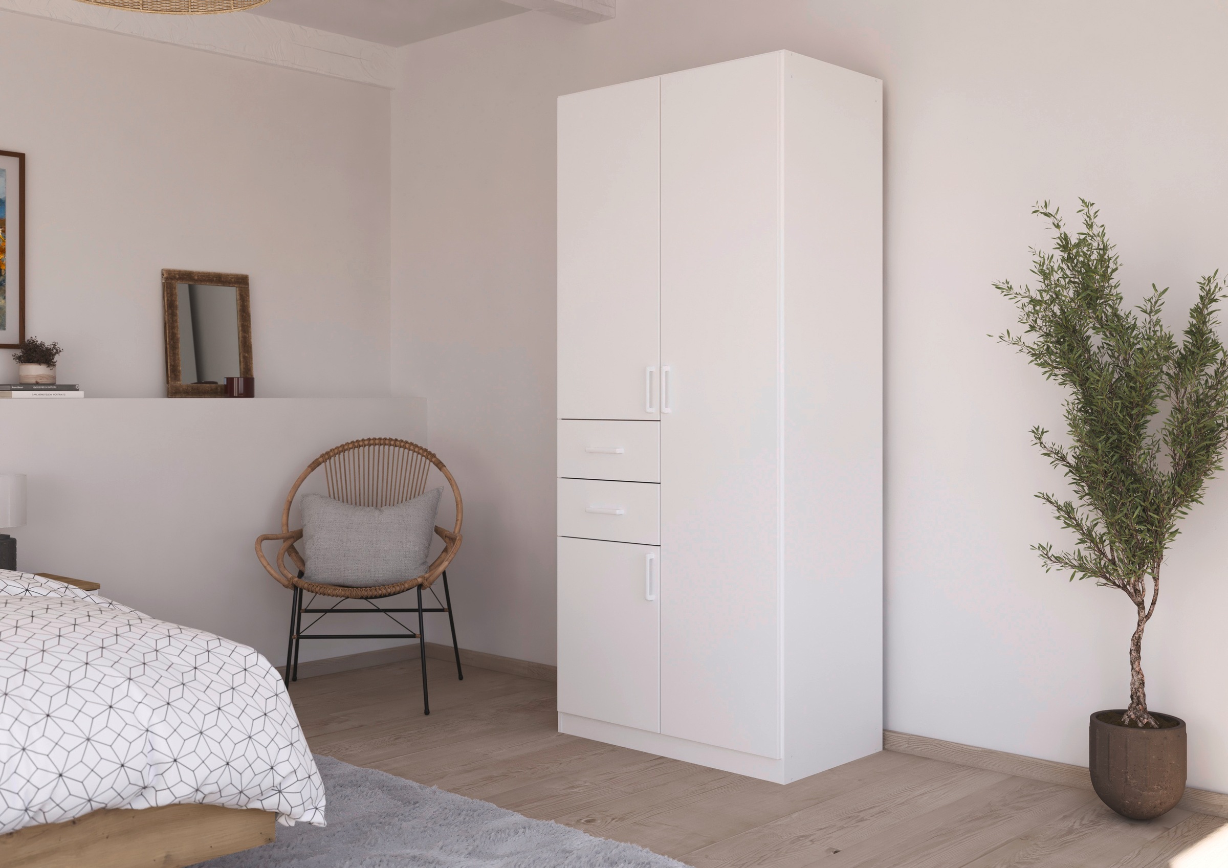 rauch Drehtürenschrank "Kleiderschrank Schrank Garderobe MAIKA mit Dekor-Fr günstig online kaufen