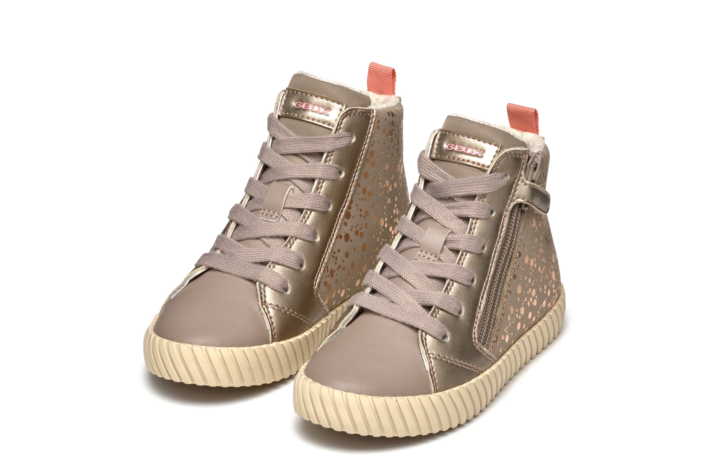 Geox Sneaker "J MIRROLESS GIRL" High Top Sneaker, Schnürboots mit Warmfutte günstig online kaufen
