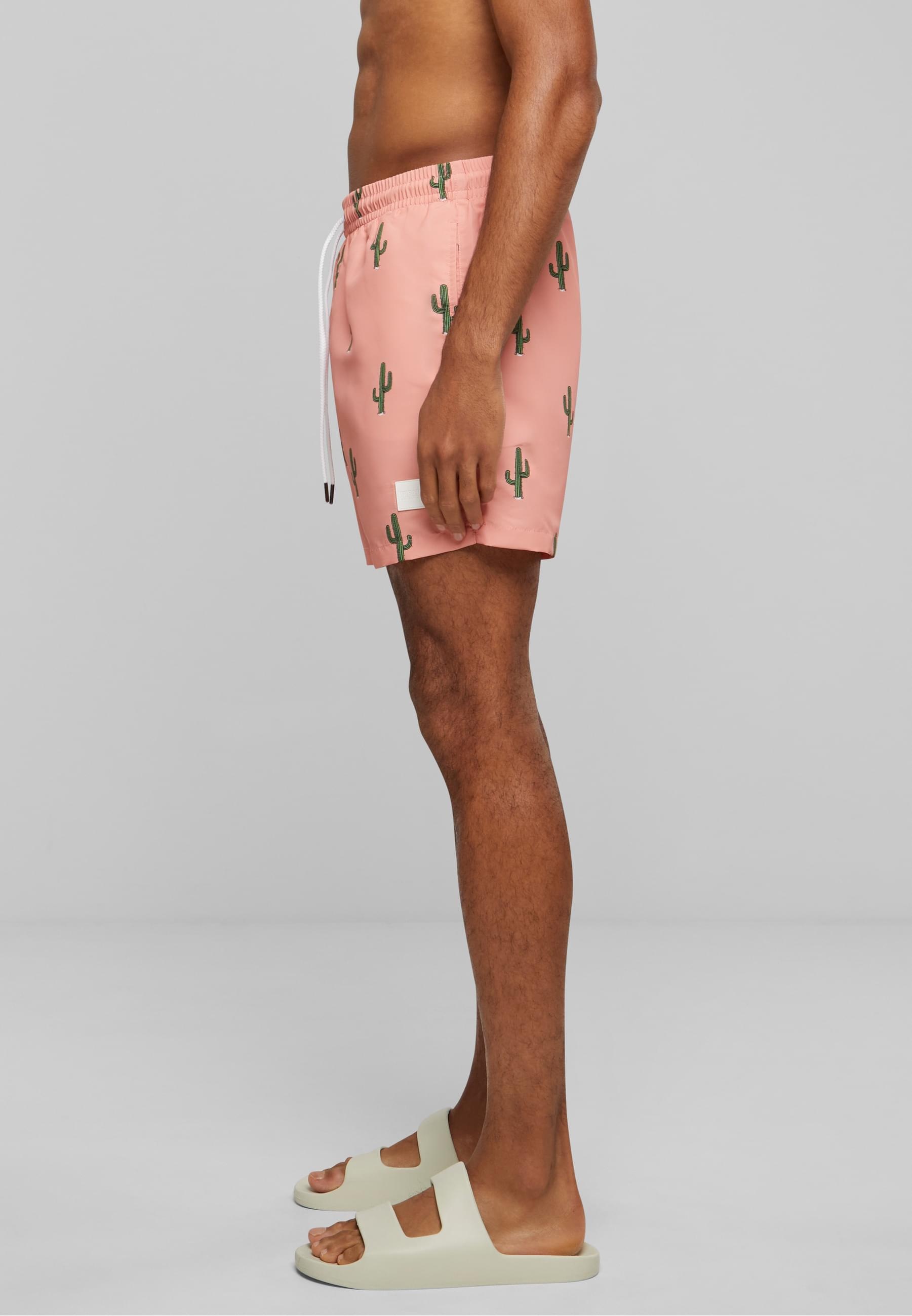 URBAN CLASSICS Badeshorts »Urban Classics Herren Pattern Swim Shorts«