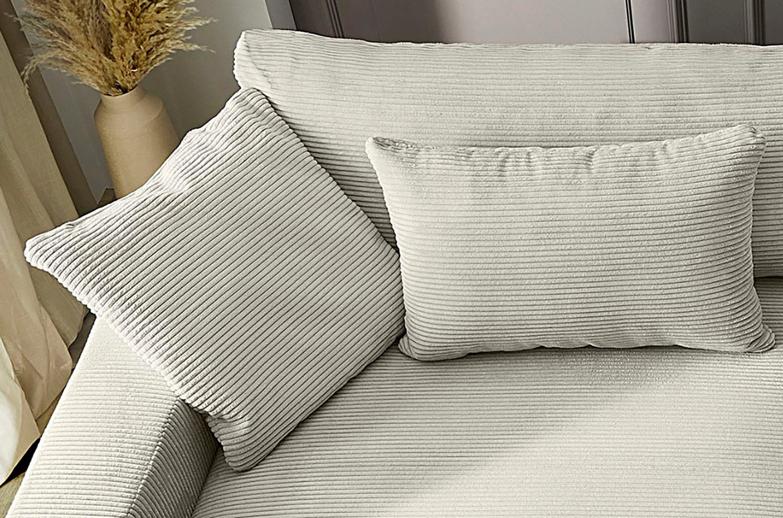 Jockenhöfer Gruppe Big-Sofa »Milano XXL« mit Federkern, Breite 290cm, Liegefläche 120x240cm, inklusive Kissen