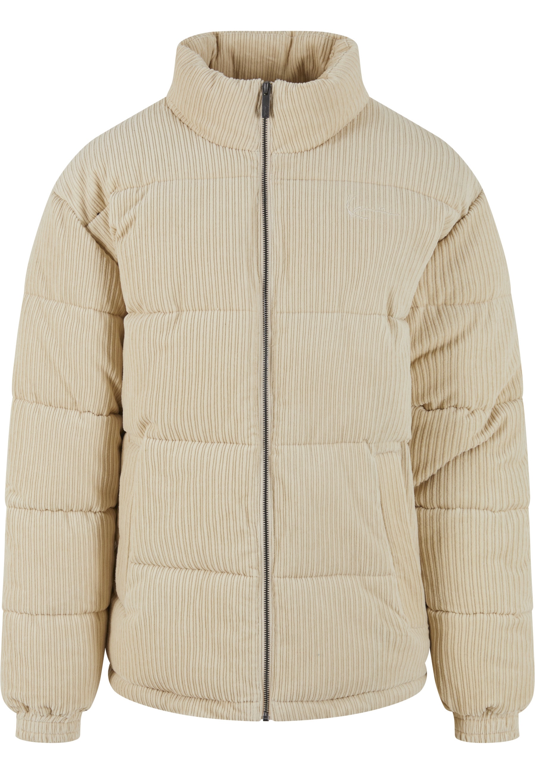 Karl Kani Winterjacke "Karl Kani Signature Corduroy Puffer Jacket" 1 Stk. tlg. ohne Kapuze