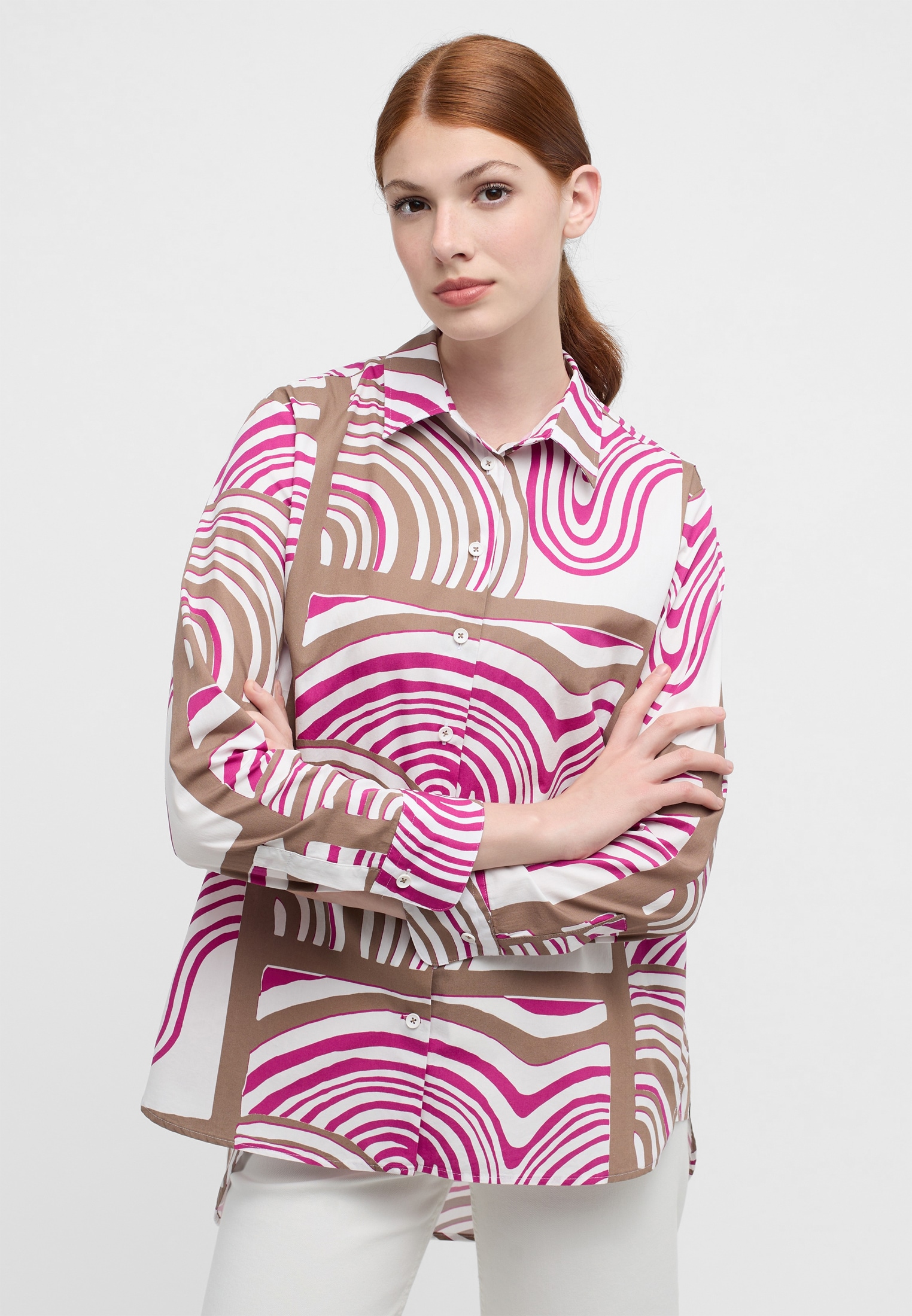 Eterna Hemdbluse "OVERSIZE FIT" EASY IRON (bügelleicht) günstig online kaufen