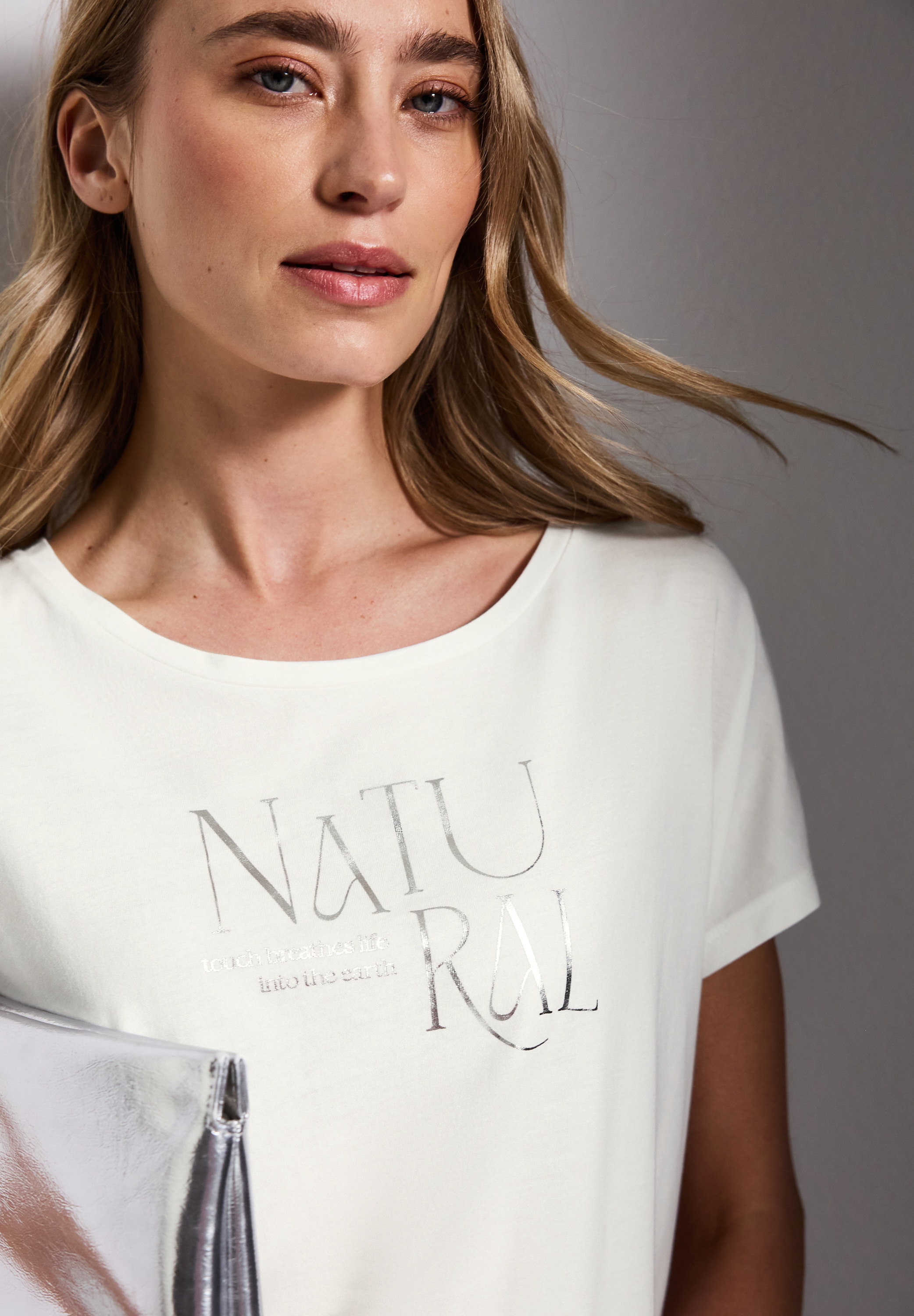 STREET ONE Shirttop, mit Schriftzug