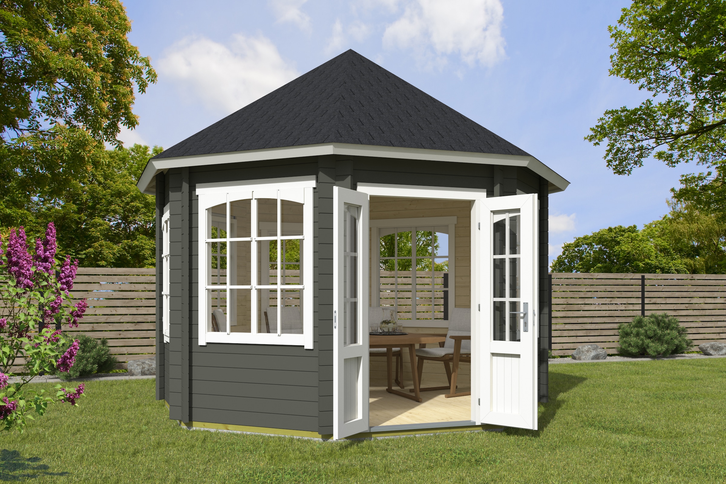 Nordic Holz Gartenhaus "Pavillon JAMAICA" günstig online kaufen