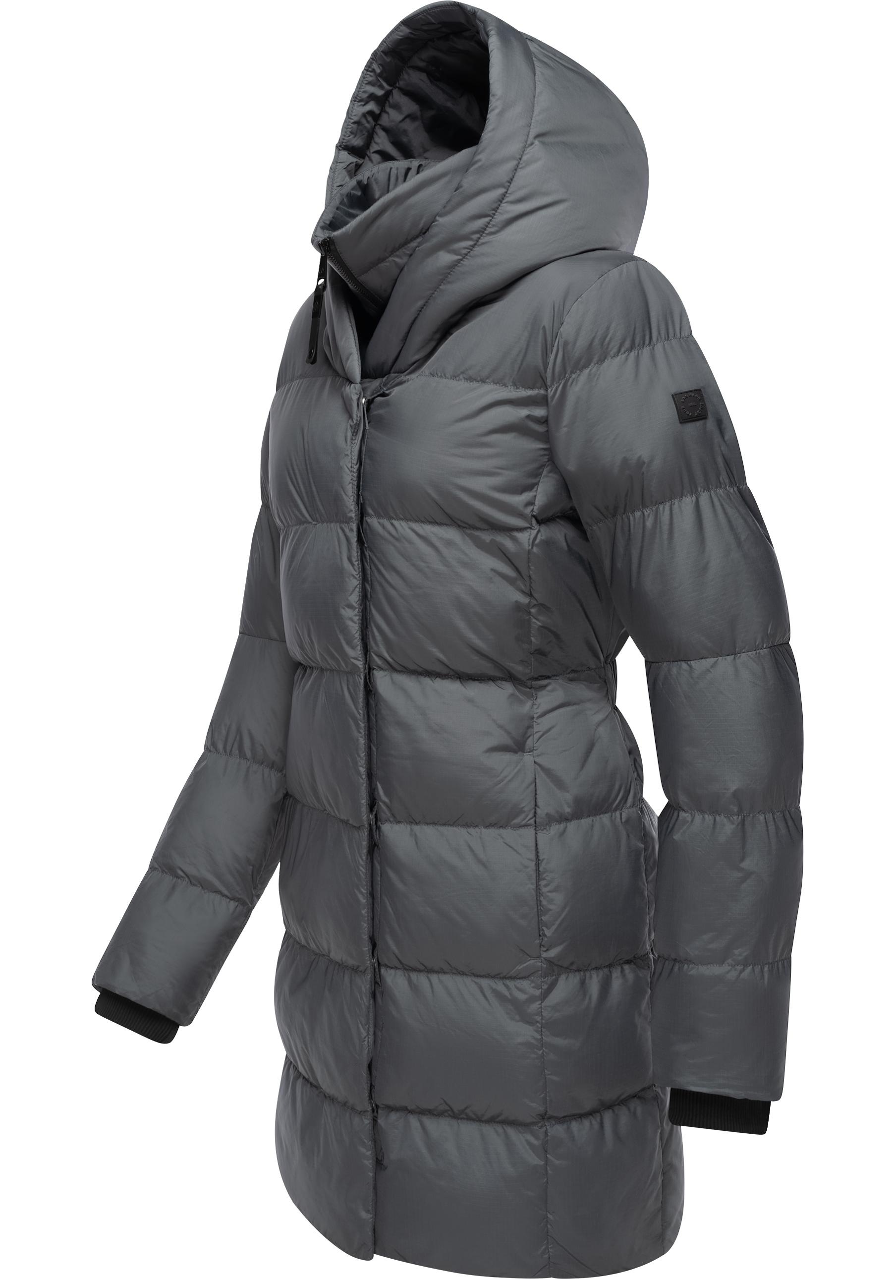 Ragwear Kurzmantel »Niara«, stylischer, gesteppter Wintermantel mit gefütterter Kapuze