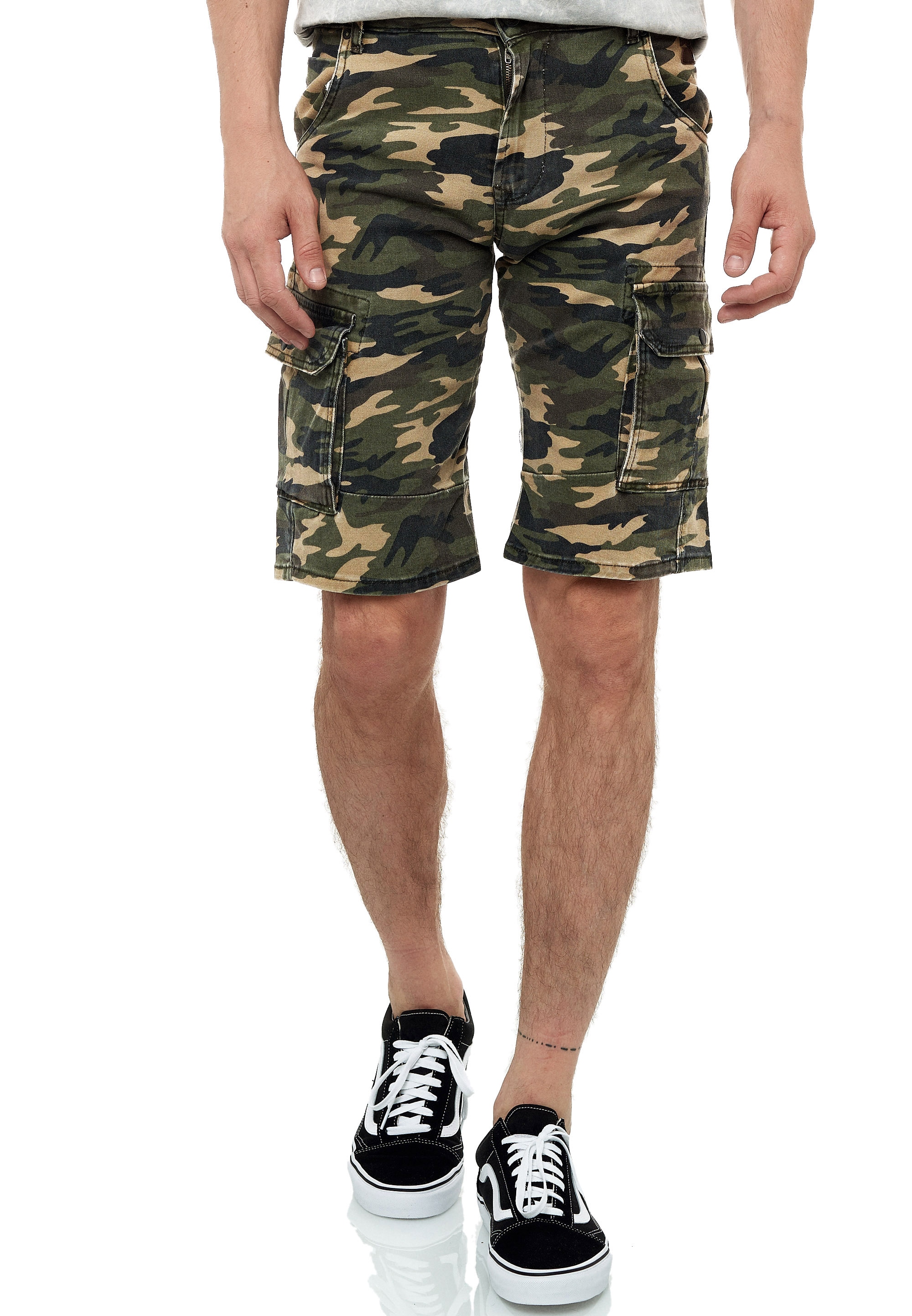 Rusty Neal Shorts "Canyon", in lässigem Military-Style