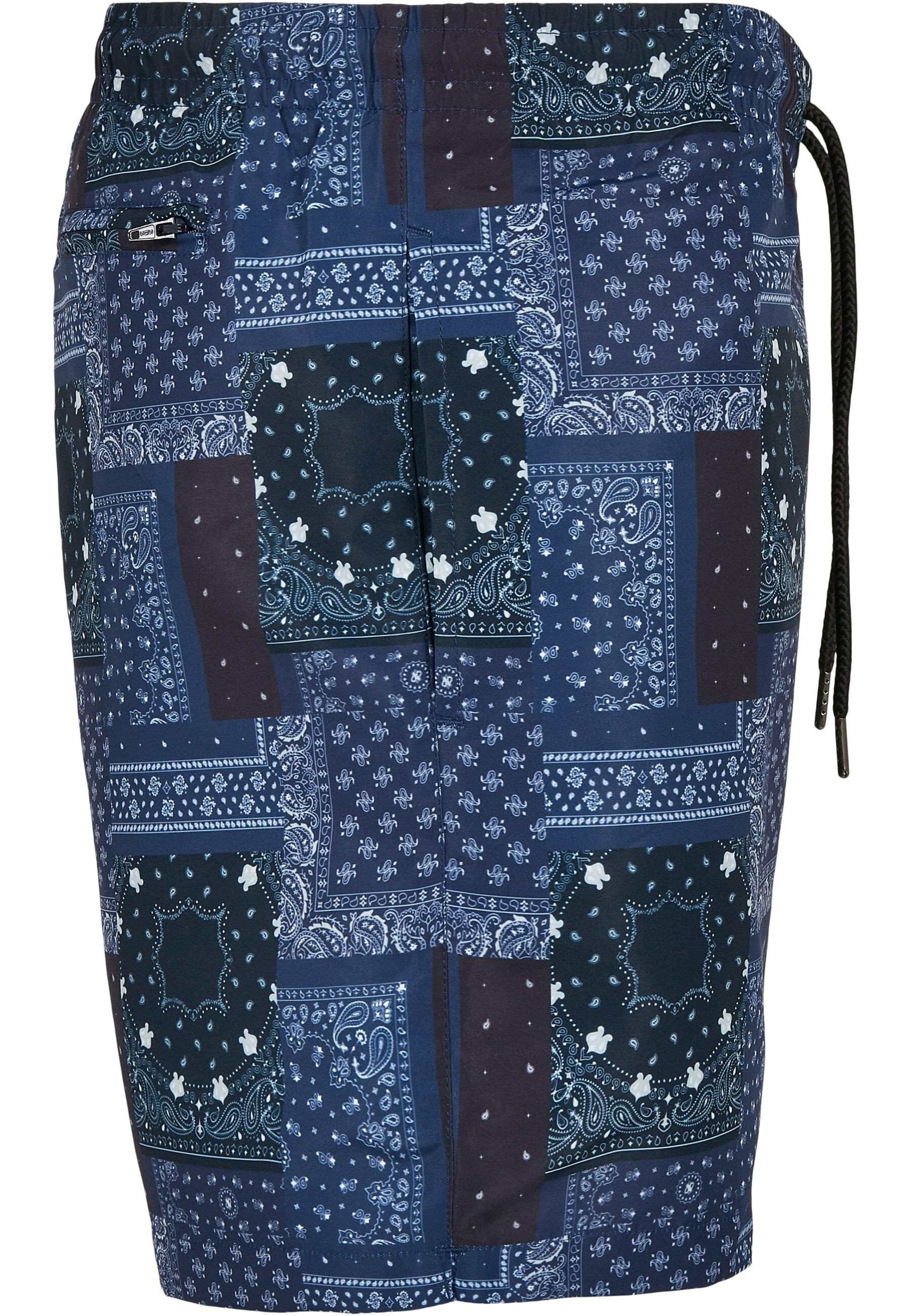 URBAN CLASSICS Badeshorts »Urban Classics Herren Pattern Swim Shorts«