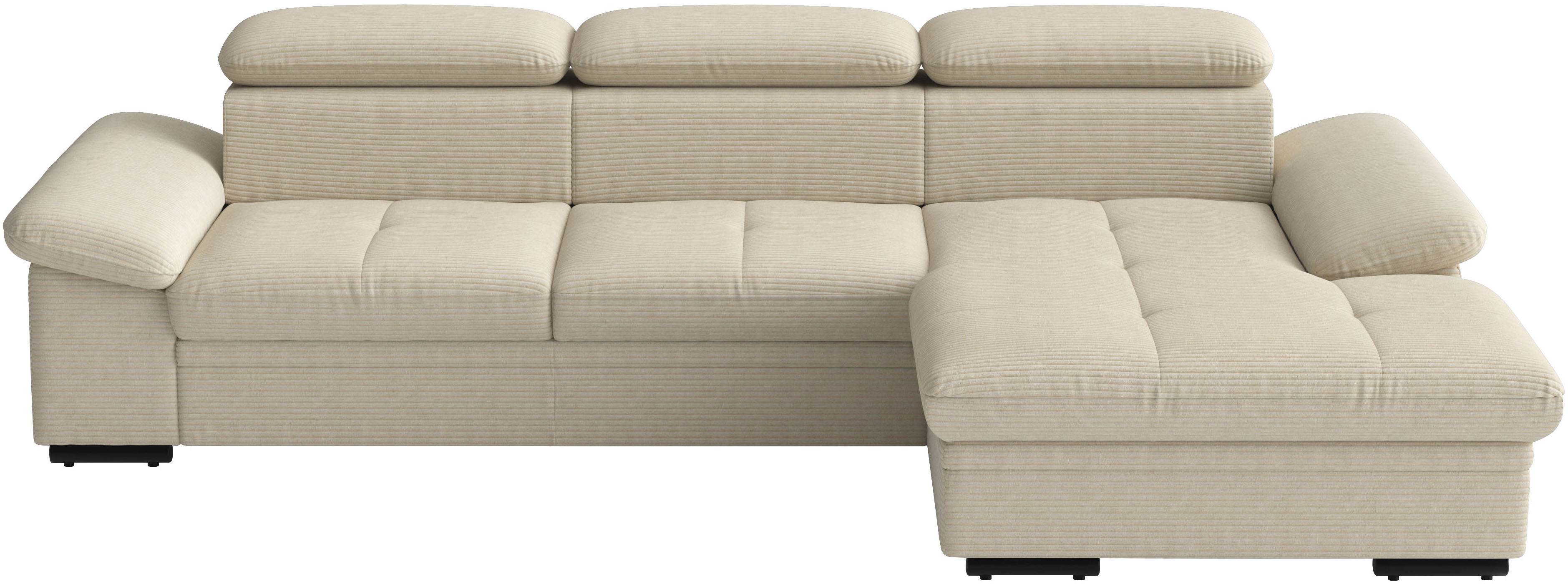 sit&more Ecksofa "Viola L-Form, B: 260 cm, Arm- & Kopfteilverstellung" optional Schlaffunktion,inkl Armteil- & Kopfteilverstellung