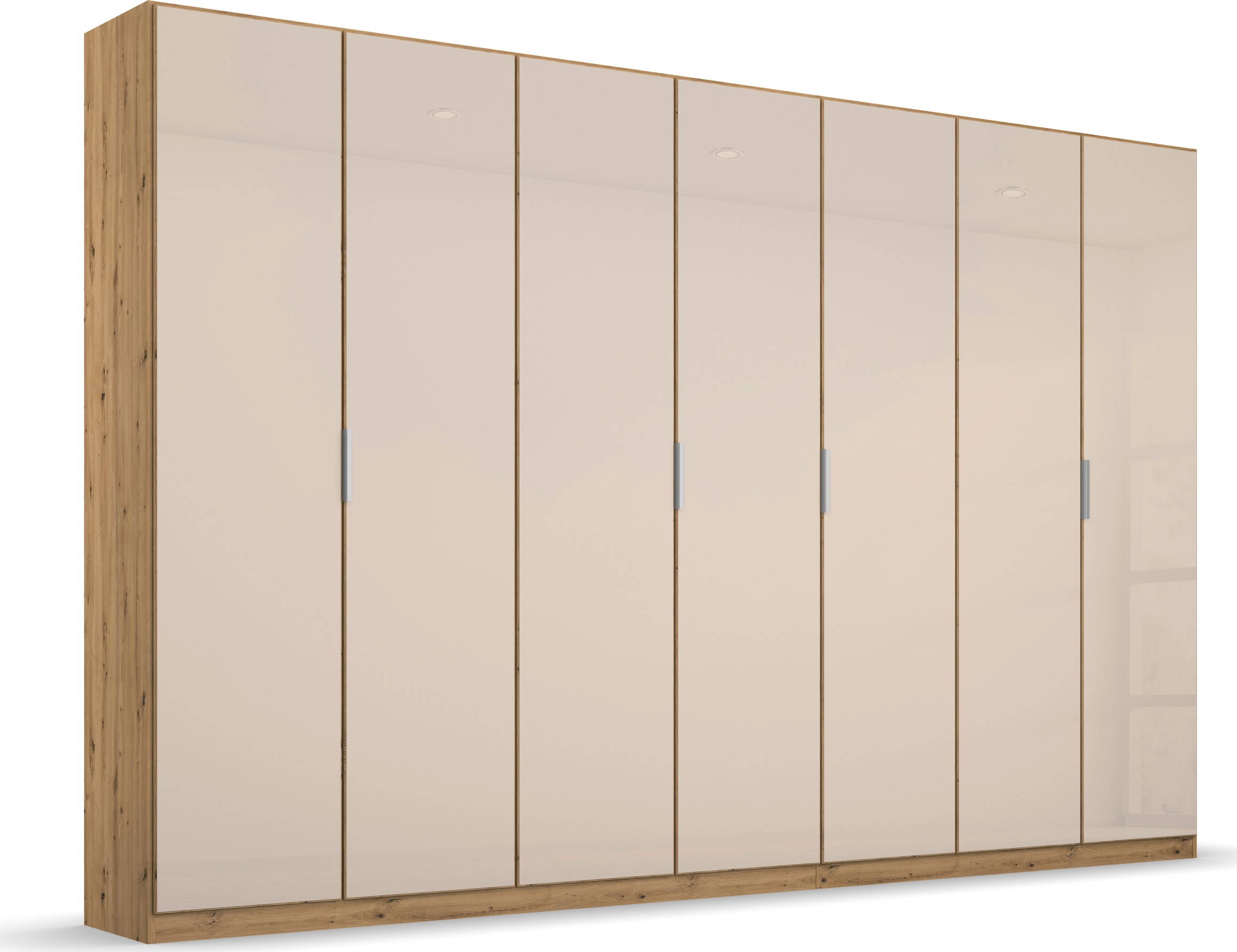 rauch Drehtürenschrank »Kleiderschrank Schrank Garderobe KOLUNA mit hochwertiger Glasfront«, inkl. 2 Innenschubladen sowie extra Einlegeböden MADE IN GERMANY
