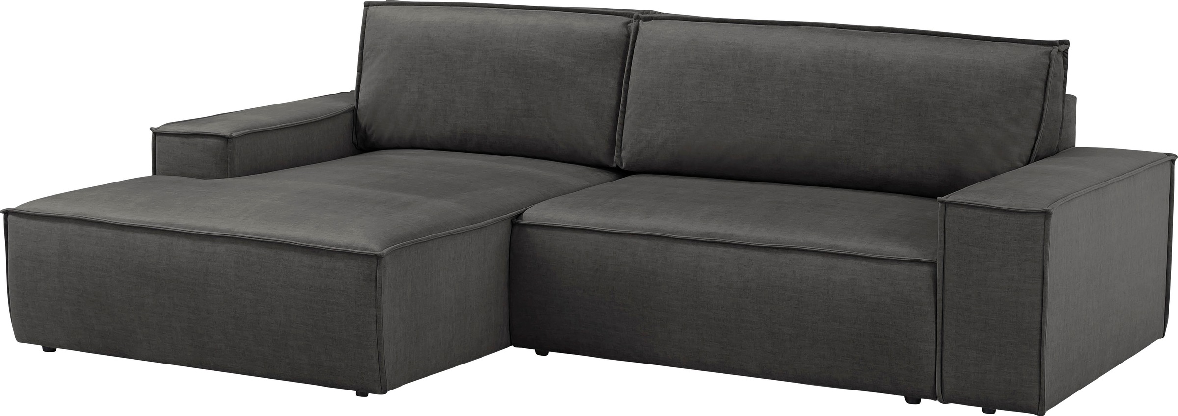 Ecksofa SHERWOOD Schlafsofa, mit Bettkasten, Cord-Bezug