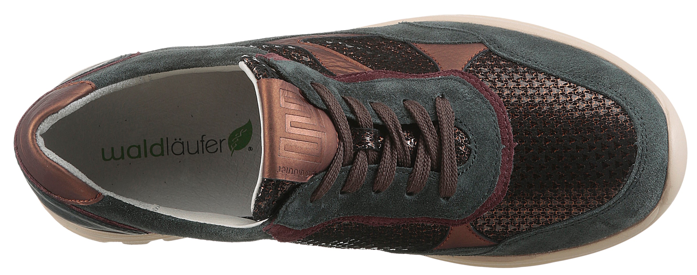 Waldläufer Keilsneaker »H-CARLA«, Bequemschuh, Schnürschuh, Halbschuh in Komfortweite H (= sehr weit)