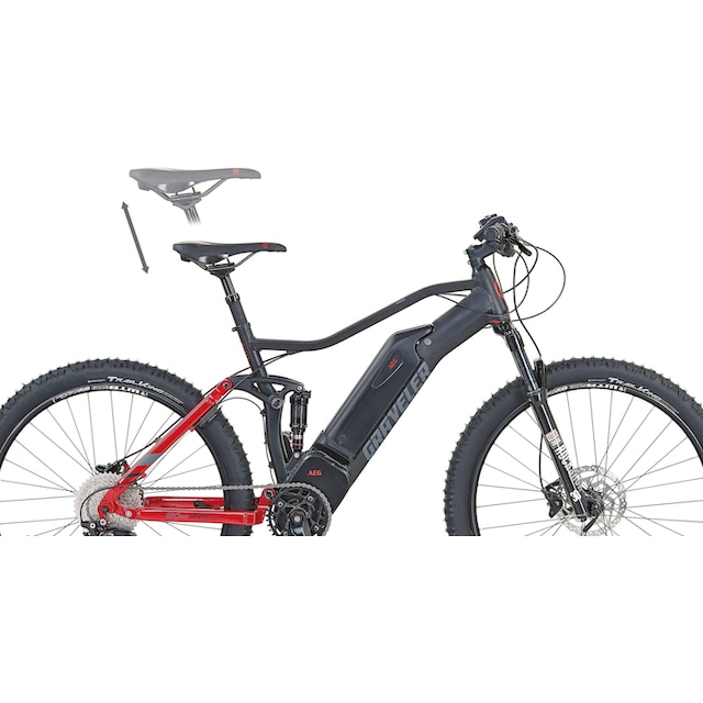 Prophete E-Bike »Graveler e9000«, 10 Gang, Shimano, Deore XT, Mittelmotor  250 W auf Rechnung online bestellen | BAUR