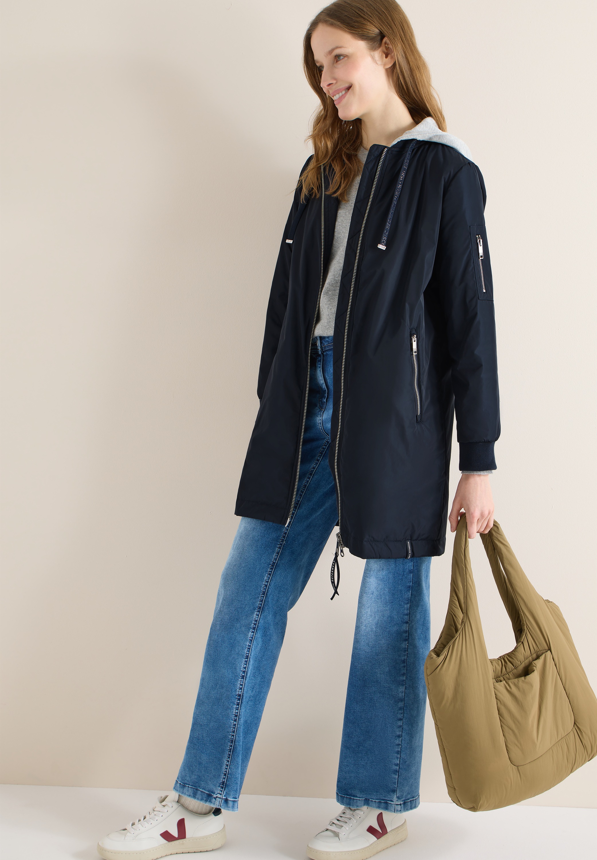 Cecil Steppmantel mit 2-Wege Reißverschluss günstig online kaufen