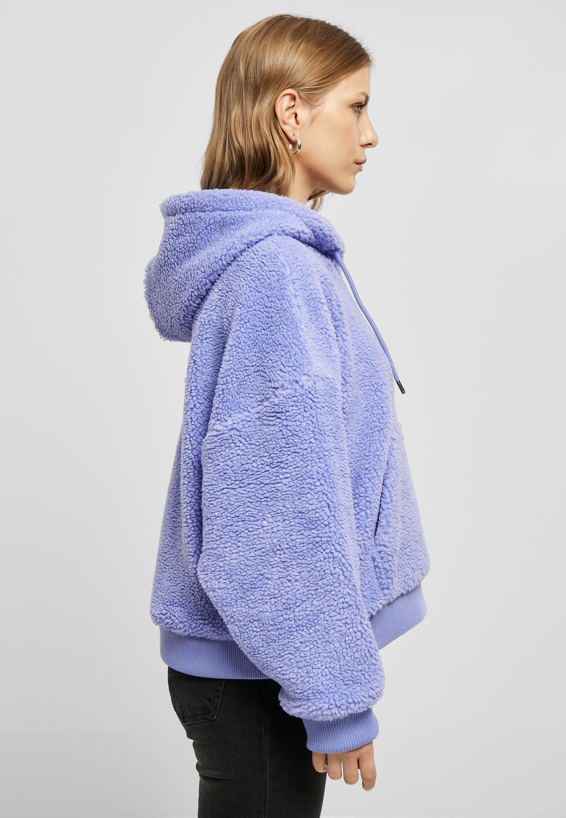 Karl Kani Kapuzenpullover »Karl Kani Damen KW224-030-2KK Retro Patch OS Teddy Hoodie«, (1 tlg.)