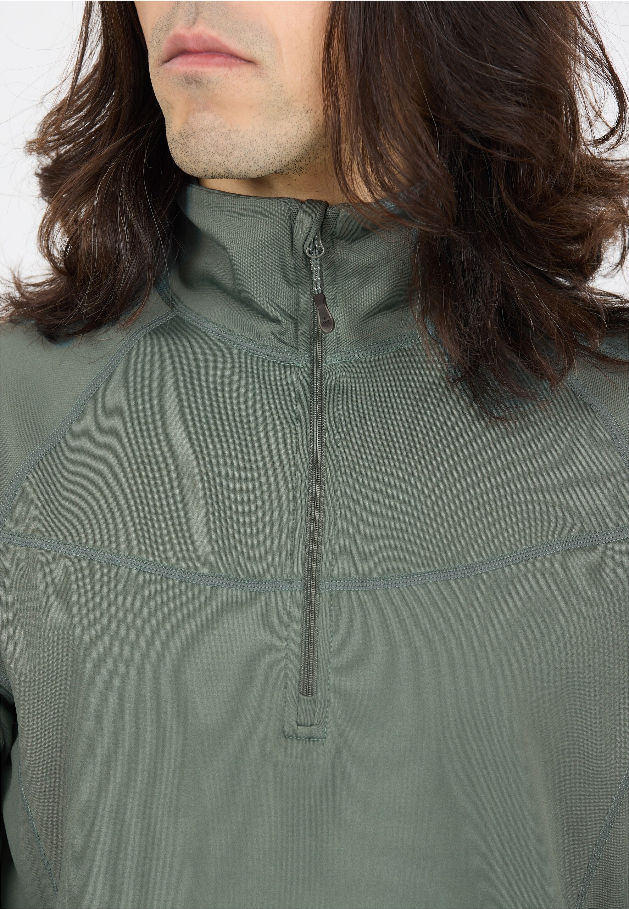 WHISTLER Langarmshirt »Baggio«, (1 tlg.), mit hochabschließendem Kragen