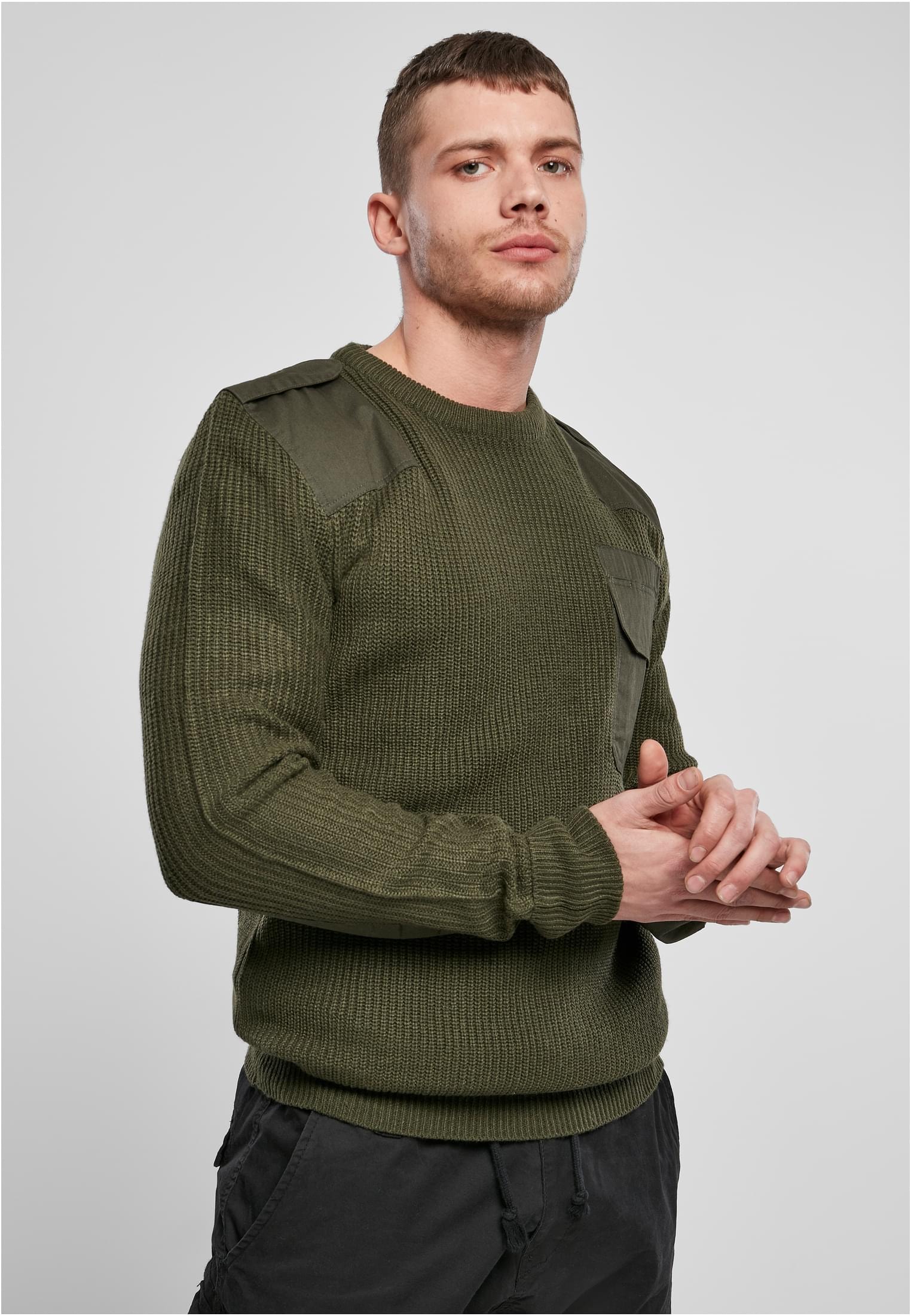 Brandit Strickjacke »Herren Military Sweater«, (1 tlg.) ▷ bestellen | BAUR