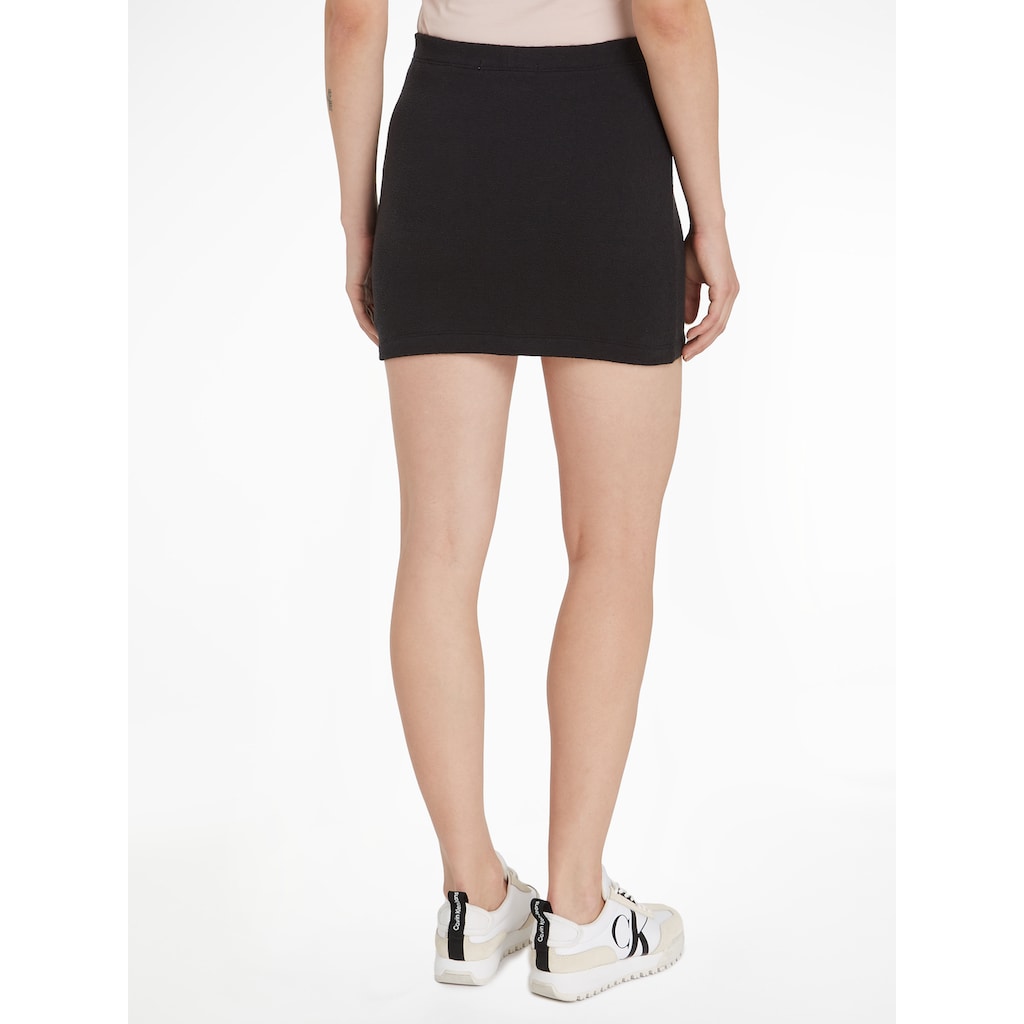 Calvin Klein Jeans Minirock »SLUB RIB MINI SKIRT«