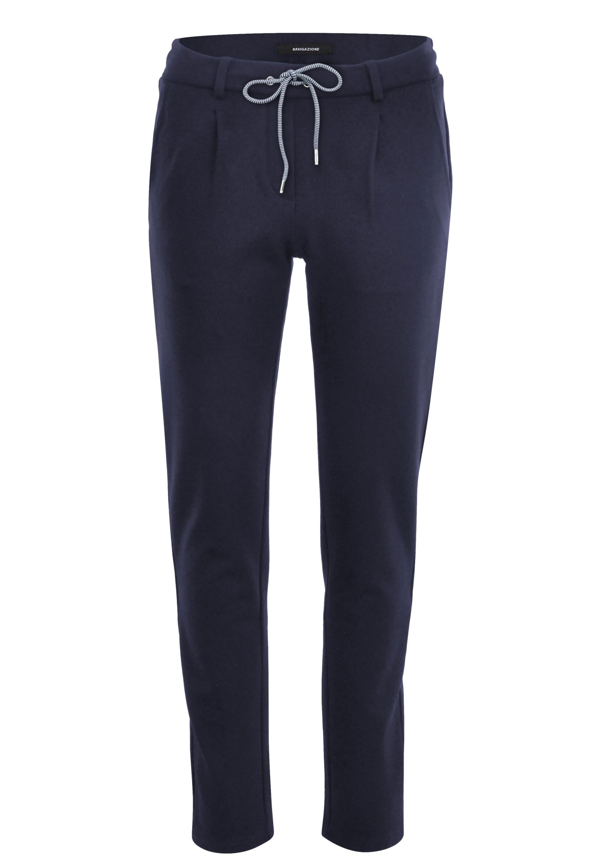 NAVIGAZIONE Stoffhose "NAVIGAZIONE Hose" im Punto di Roma-Stil