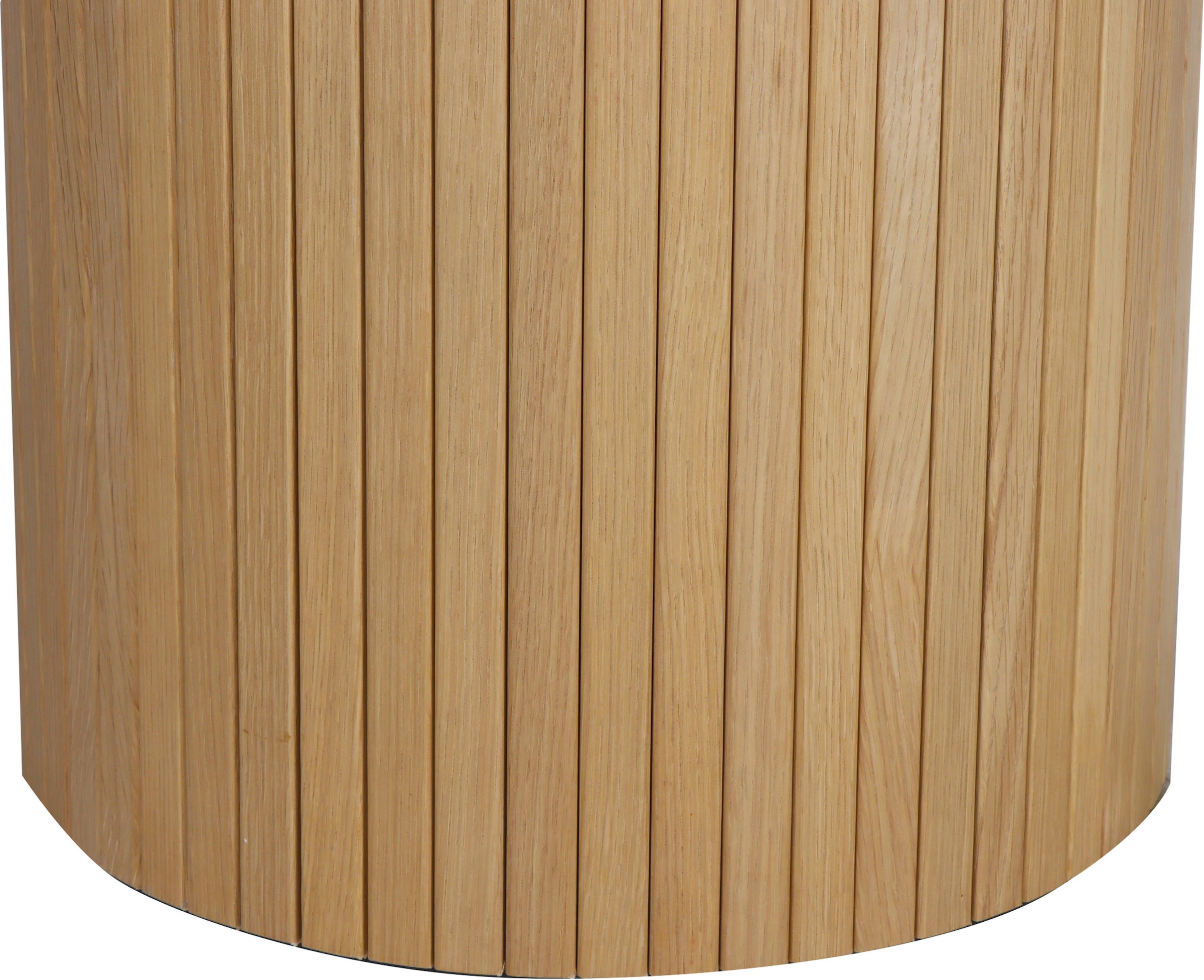 Home affaire Esstisch, Sockel mit Lamellendesign
