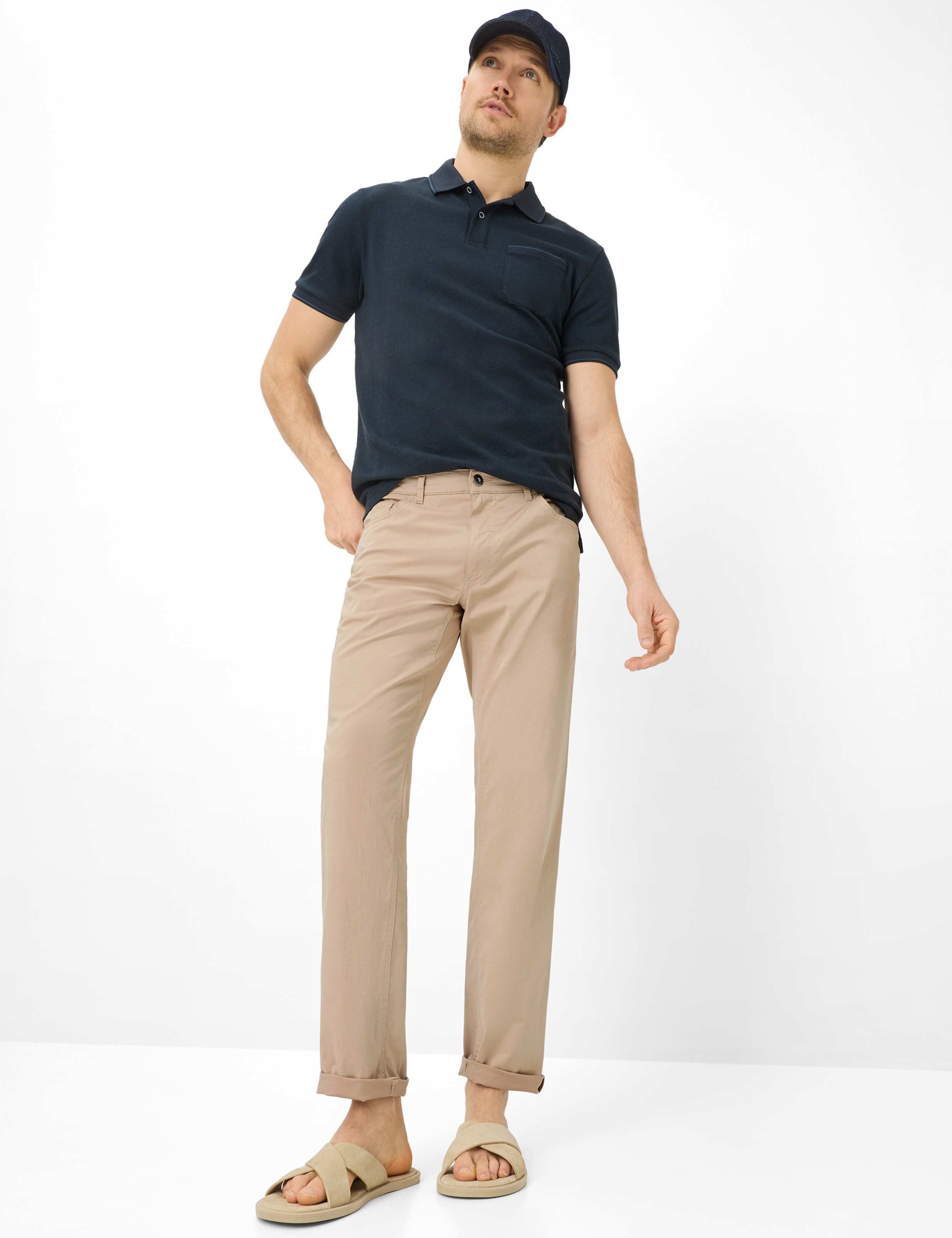 BRAX COOPER 5-Pocket Trousers Beige 34 2