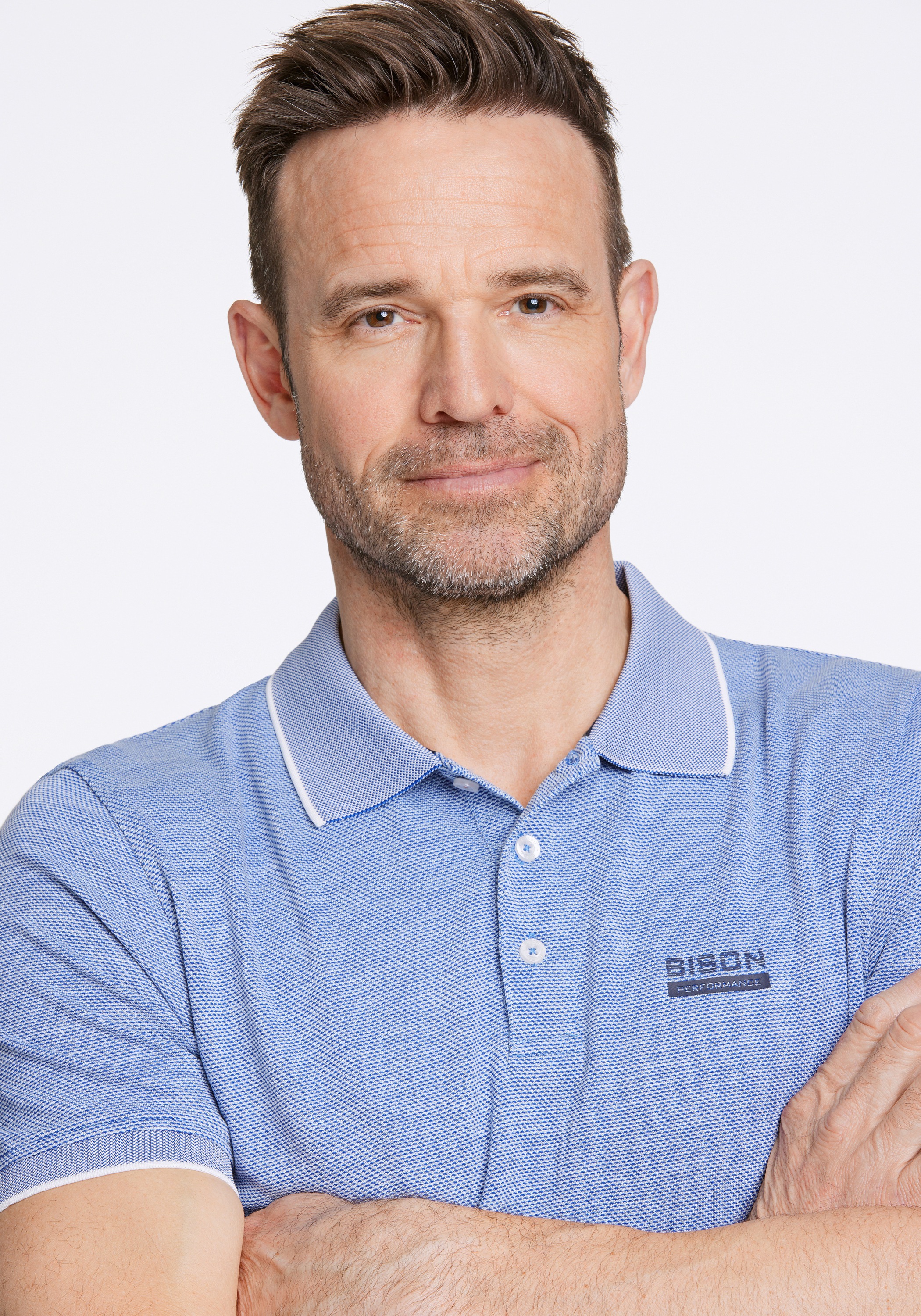 BISON Poloshirt »Poloshirt Comfort Fit«