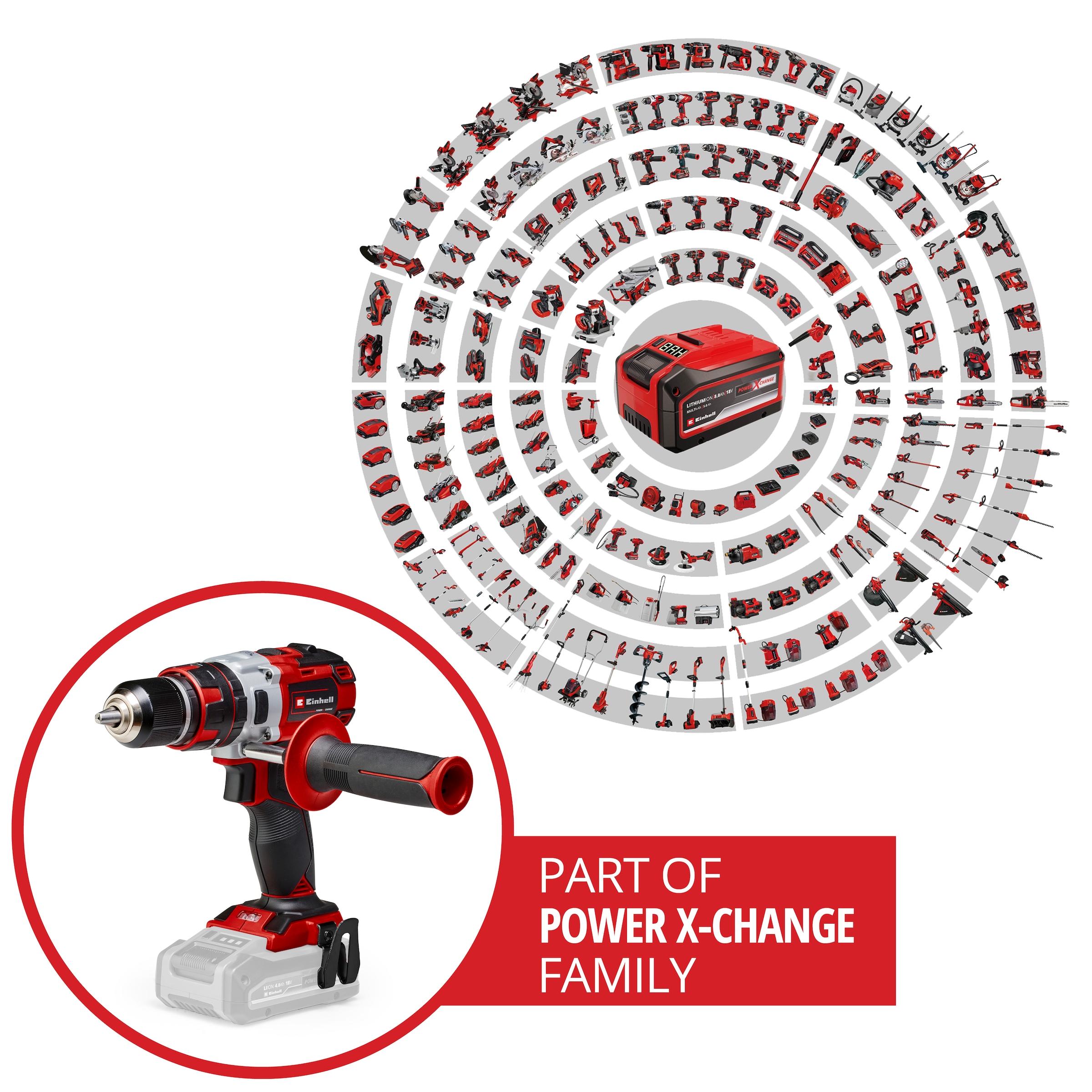Einhell Akku-Schlagbohrschrauber »TE-CD 18 Li-i Brushless - solo«, Power X-Change, ohne Akku und Ladegerät