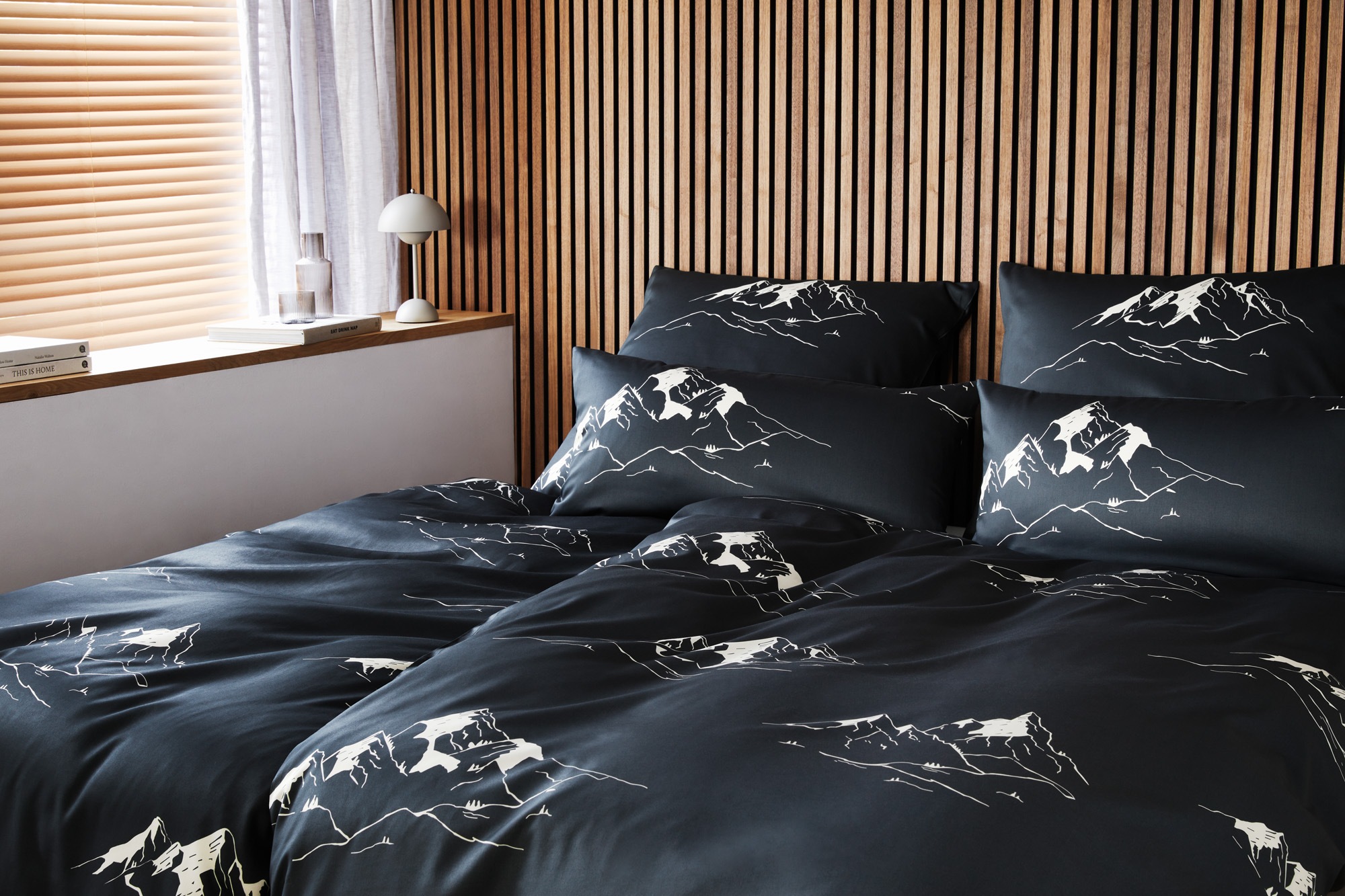 Elegante Bettwäsche "Mountain Top" 2 Stk. tlg. angenehmes Hautgefühl günstig online kaufen