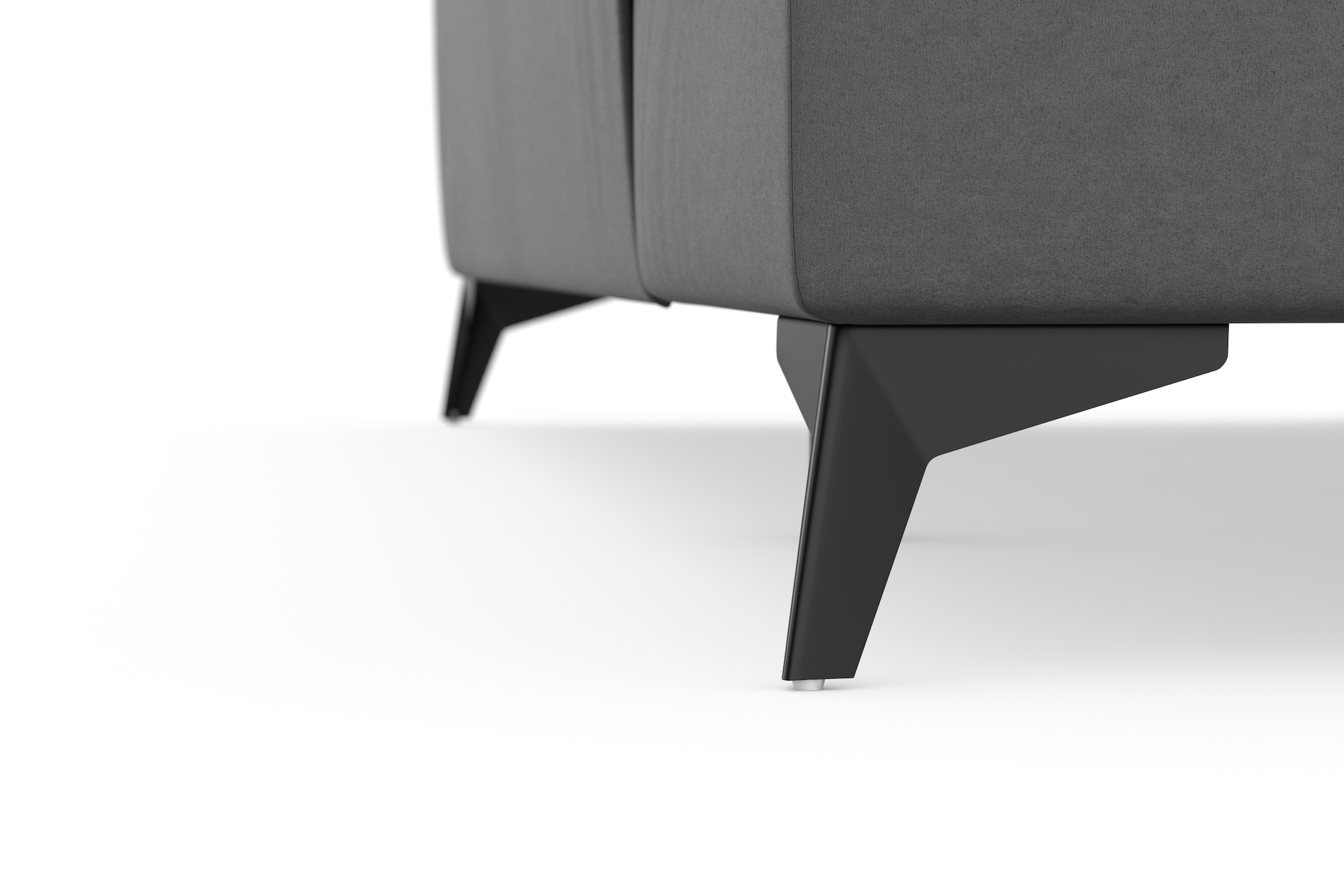 sit&more Wohnlandschaft »Sinatra U-Form« optional mit Kopfteilverstellung und Armteilfunktion, Metallfüße