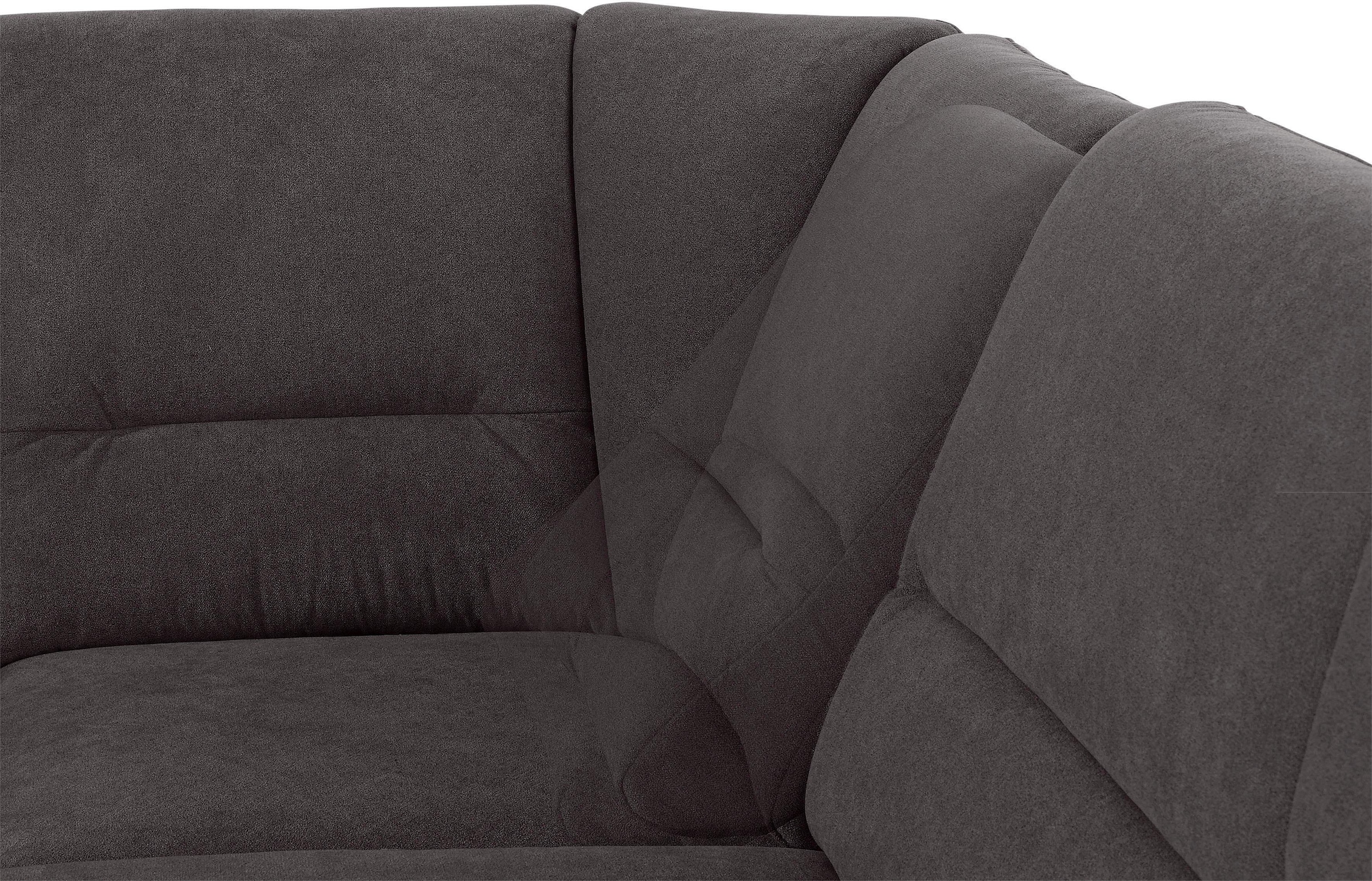 Places of Style Ecksofa »Cardoso L-Form«, Federkern, wahlweise mit Bett, Schubkasten, teilweise Relaxfunktion