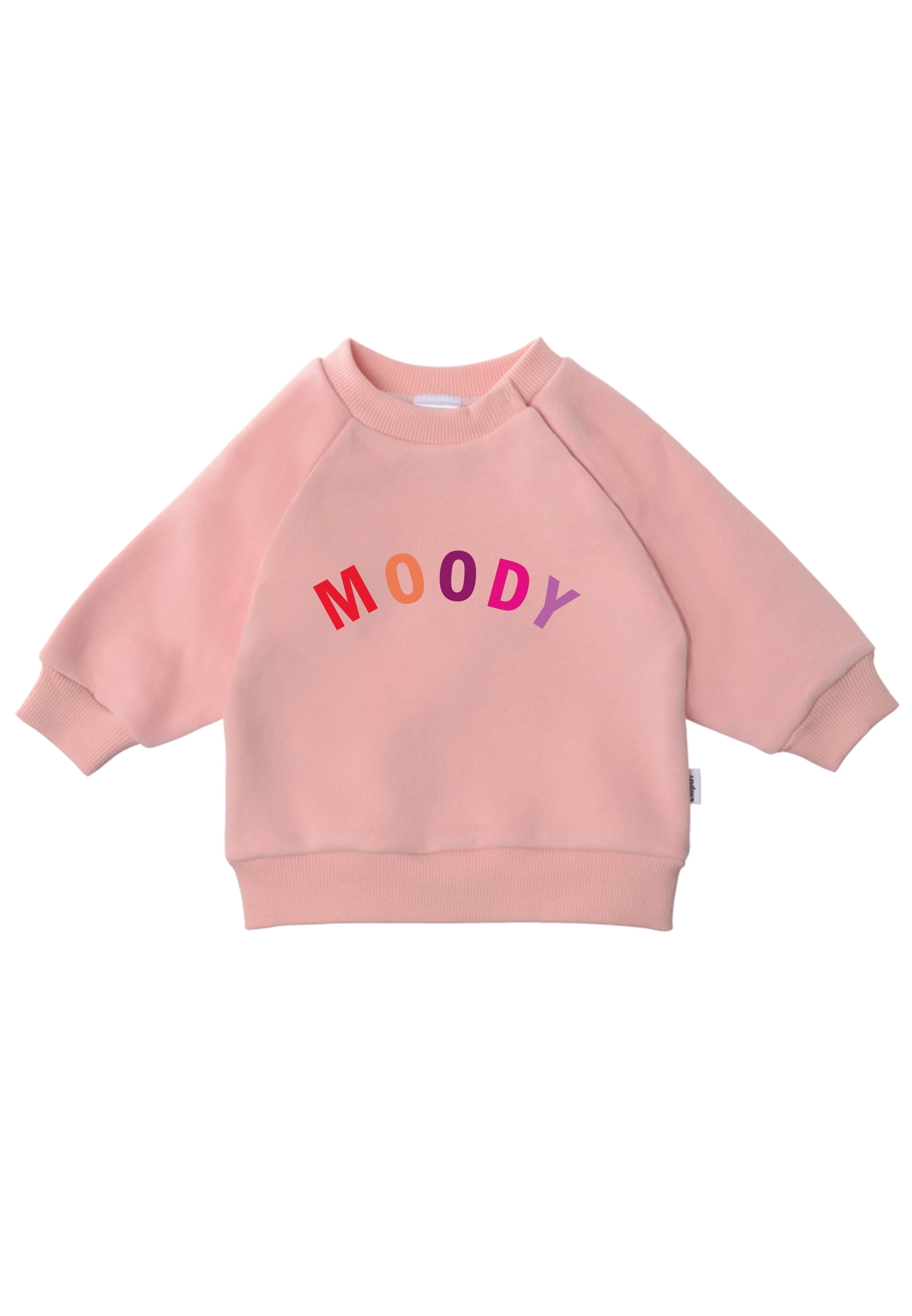 Sweatshirt LILIPUT "Moody", Mädchen, Gr. 110/116, rosa, 80% Baumwolle, 20% Polyester, bedruckt, normal, Rundhals, Sweatshirts Sweatshirt, Mit süßem Aufdruck