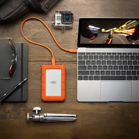 LaCie externe HDD-Festplatte »Rugged SECURE«, Anschluss USB-C-USB 3.0-USB-C