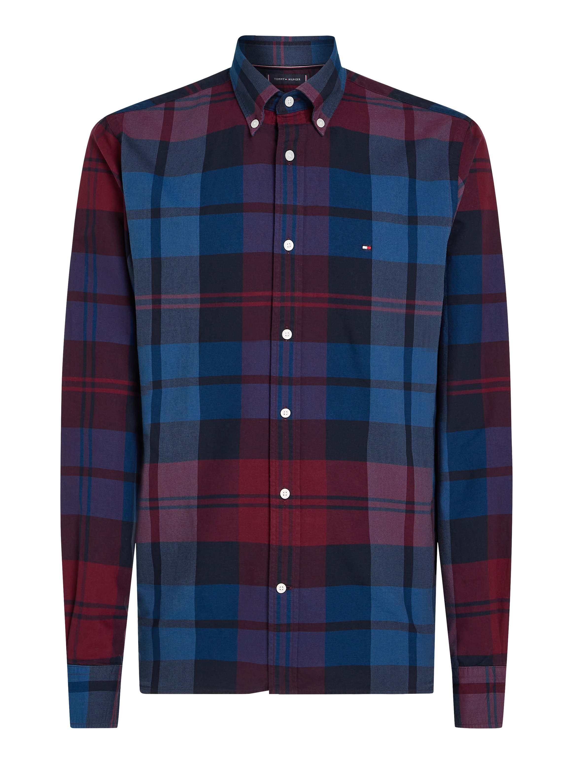 Tommy Hilfiger Langarmhemd »OXFORD BLACKWATCH CHK RF SHIRT«