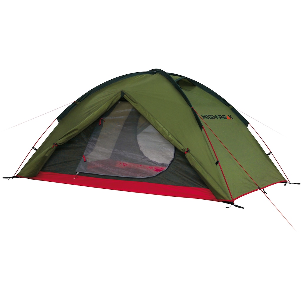 High Peak Kuppelzelt »Woodpecker 3«, 3 Personen, (Set, mit Transporttasche)