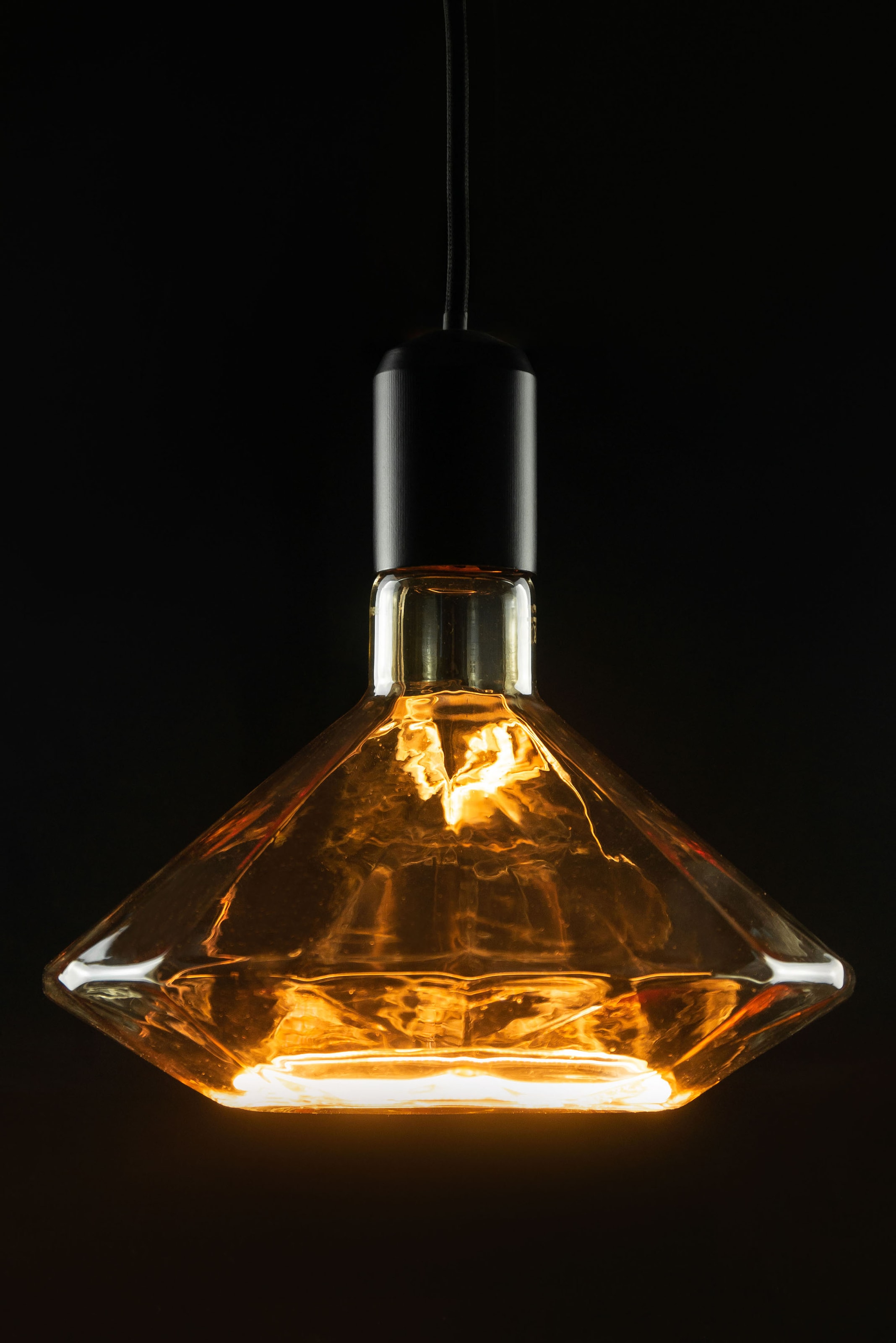 SEGULA LED-Leuchtmittel »Floating«, E27, 1 St., Warmweiß, dimmbar, Floating Diamond, gold, E27