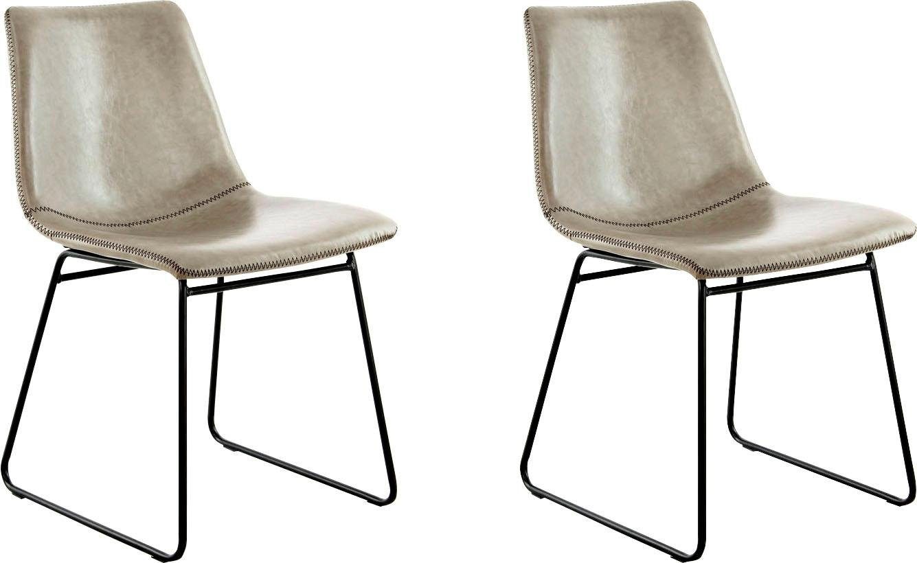 Kayoom Stuhl "Caila 110 2er-Set, Esszimmerstuhl in robuster Aufmachung" (Se günstig online kaufen