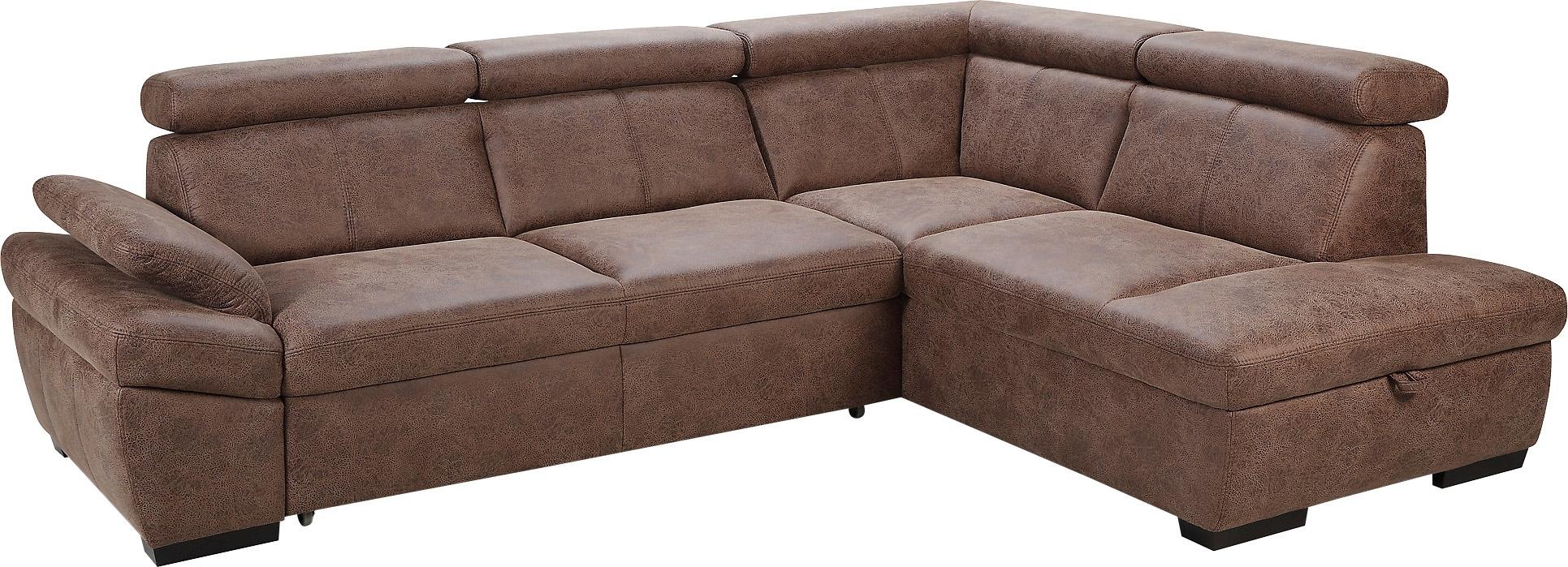 exxpo - sofa fashion Ecksofa "Salerno, Funktionssofa, hoher Sitzkomfort, Br günstig online kaufen
