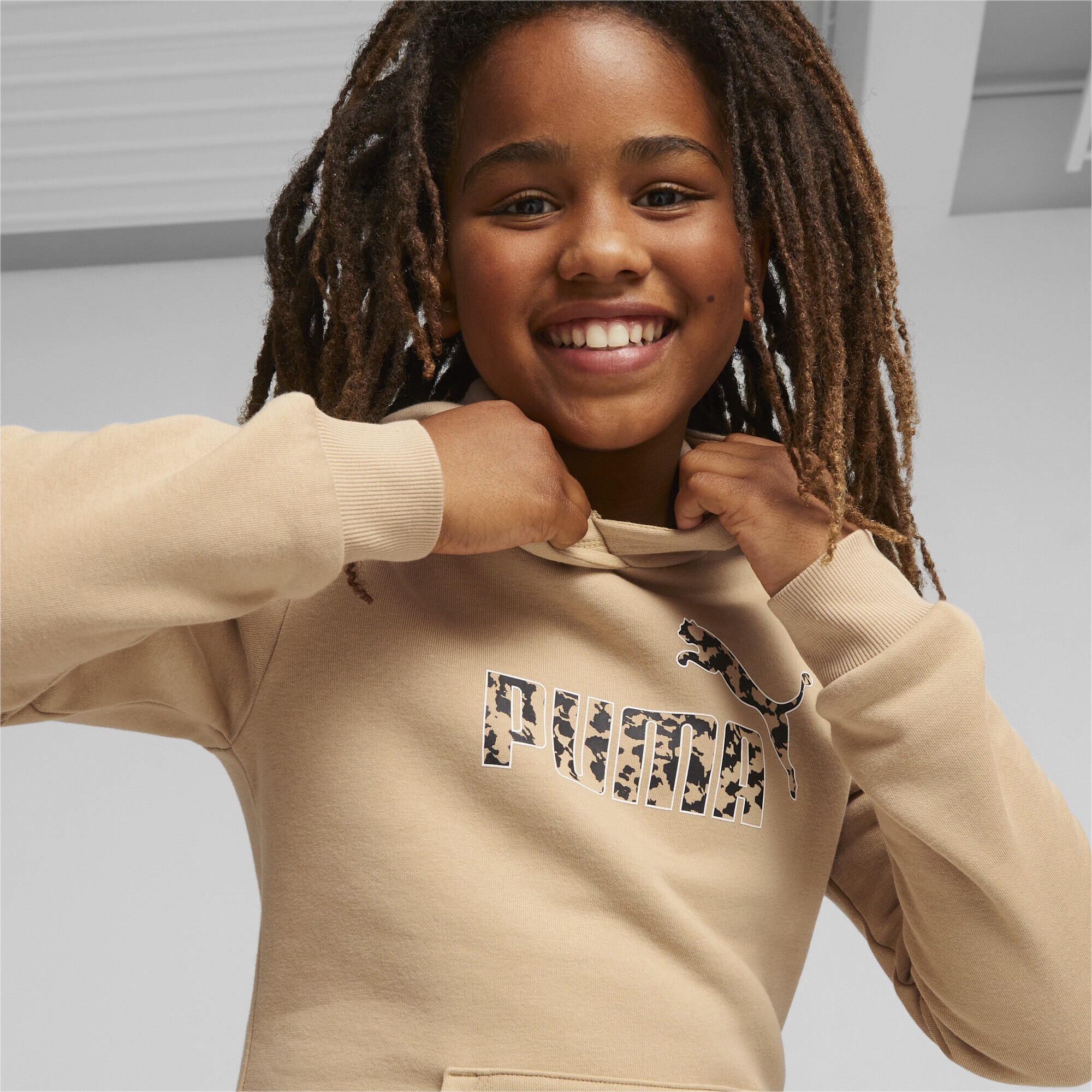 PUMA Sweatshirt »ESS+ ANIMAL Hoodie Mädchen«