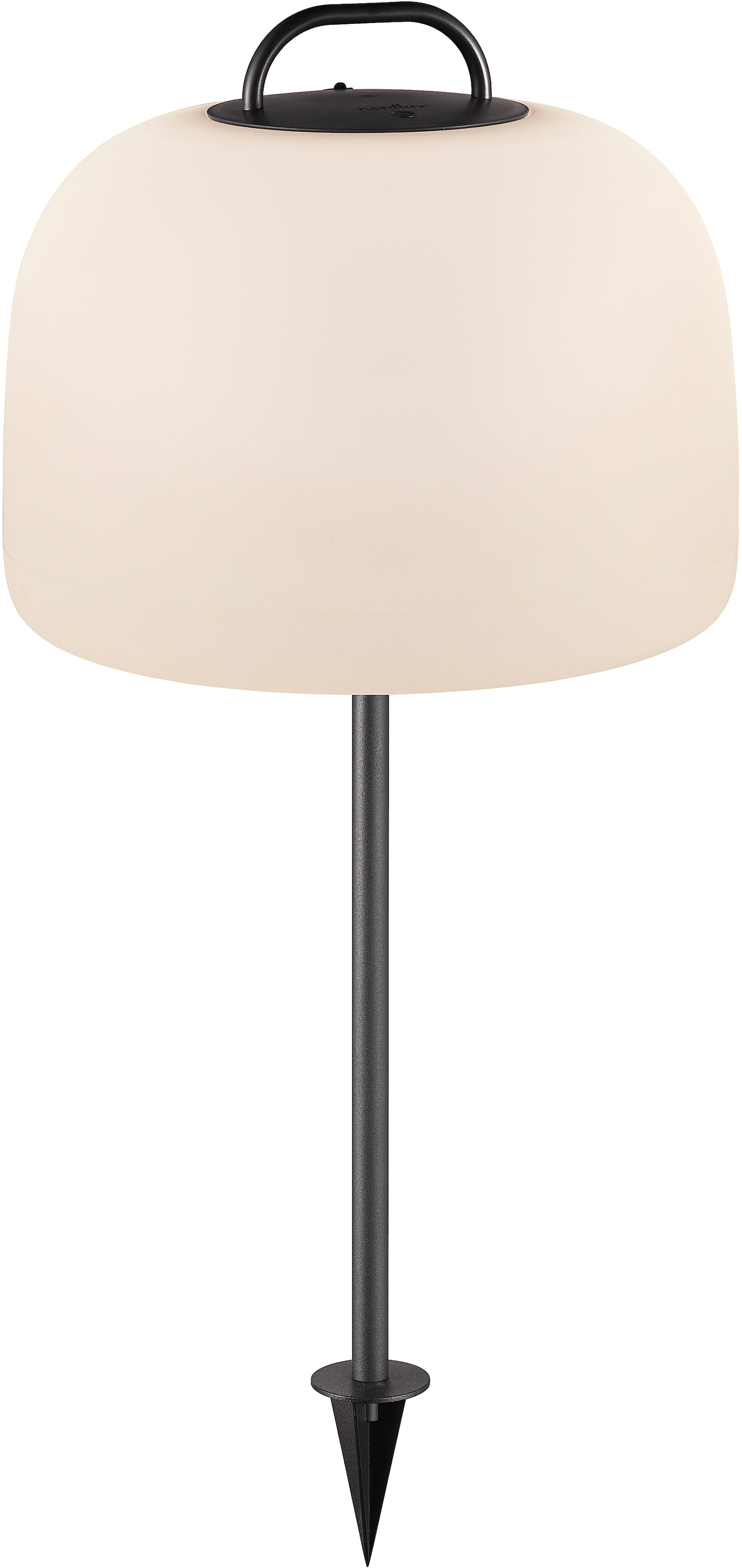 Nordlux Gartenleuchte "Kettle" LED-Modul Warmweiß Erdspieß Metall,+LED, Bat günstig online kaufen