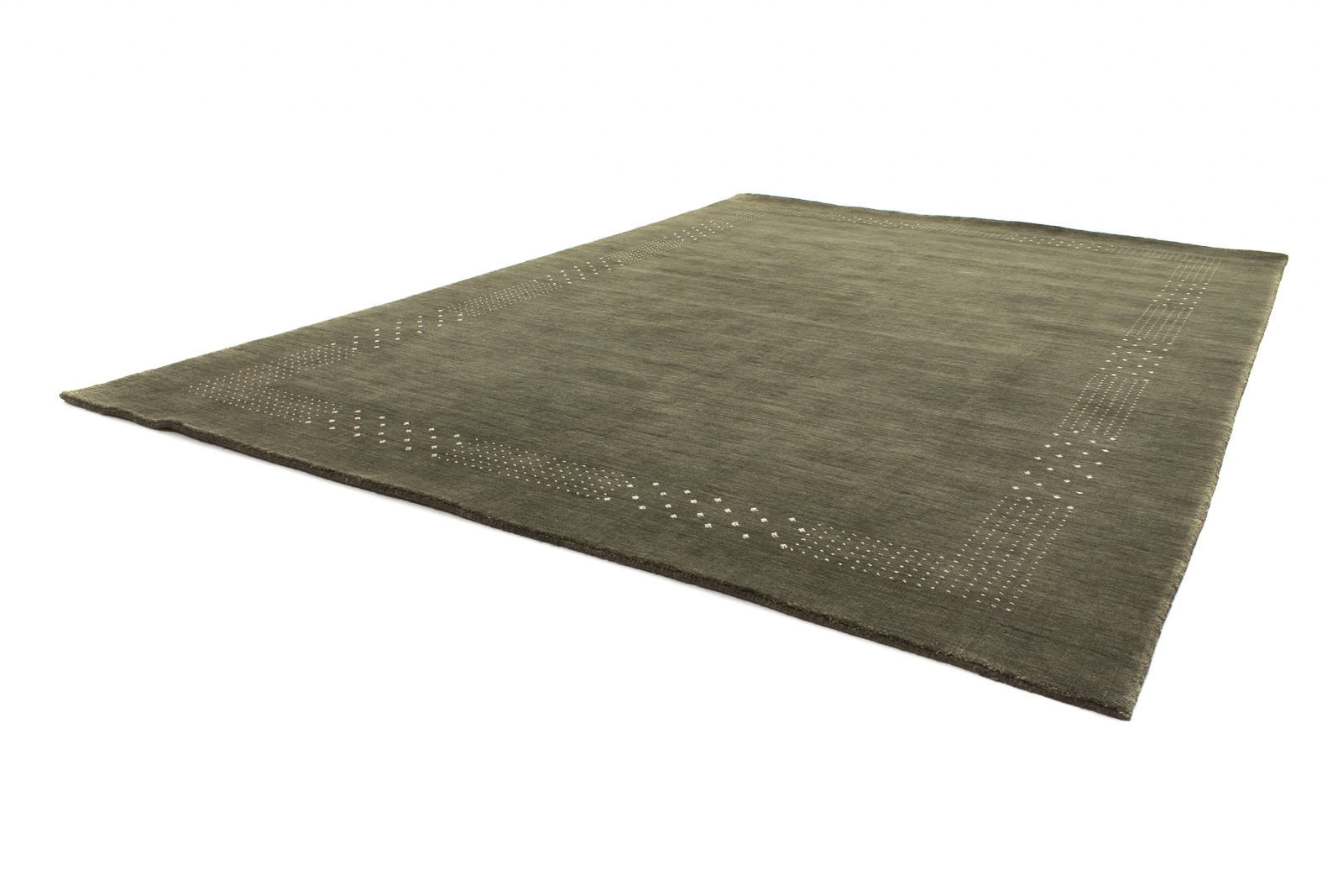 morgenland Wollteppich »Nova - Gabbeh Teppich - Loribaft Perser«, quadratisch, 1,5 mm Höhe, Flachgewebe