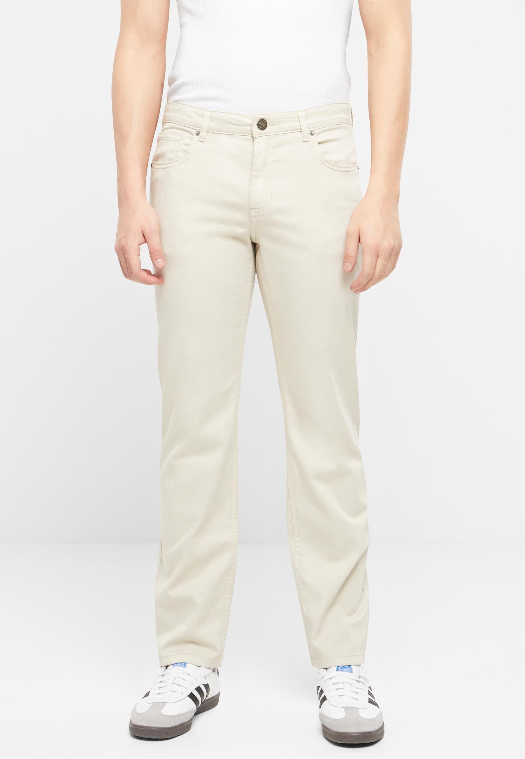 URBAN CLASSICS Stoffhose »Urban Classics Herren Stretch Twill 5 Pocket Pants«, (1 tlg.)